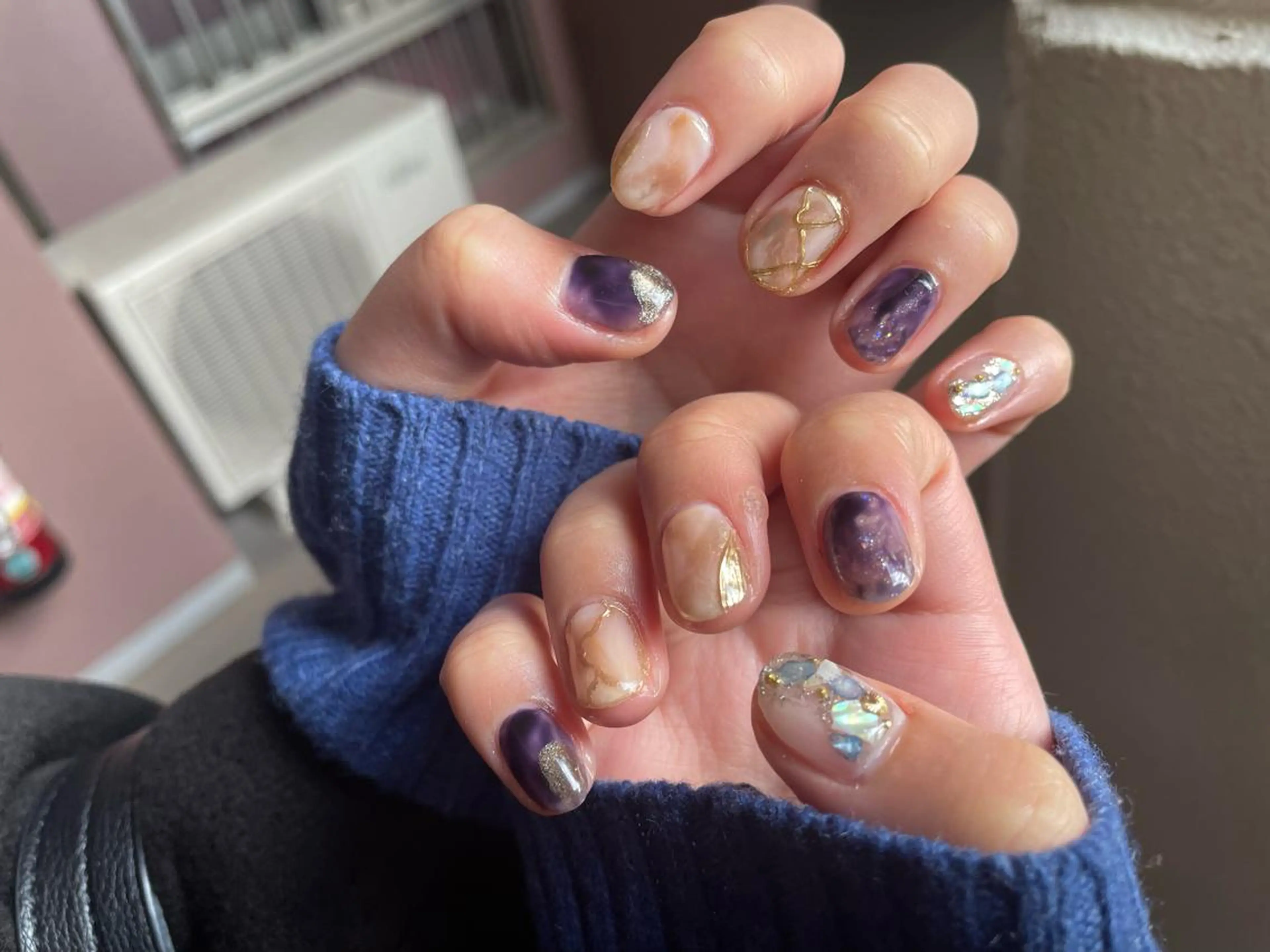 ネイル ニュアンスネイル 奥園 良恵のネイルデザイン