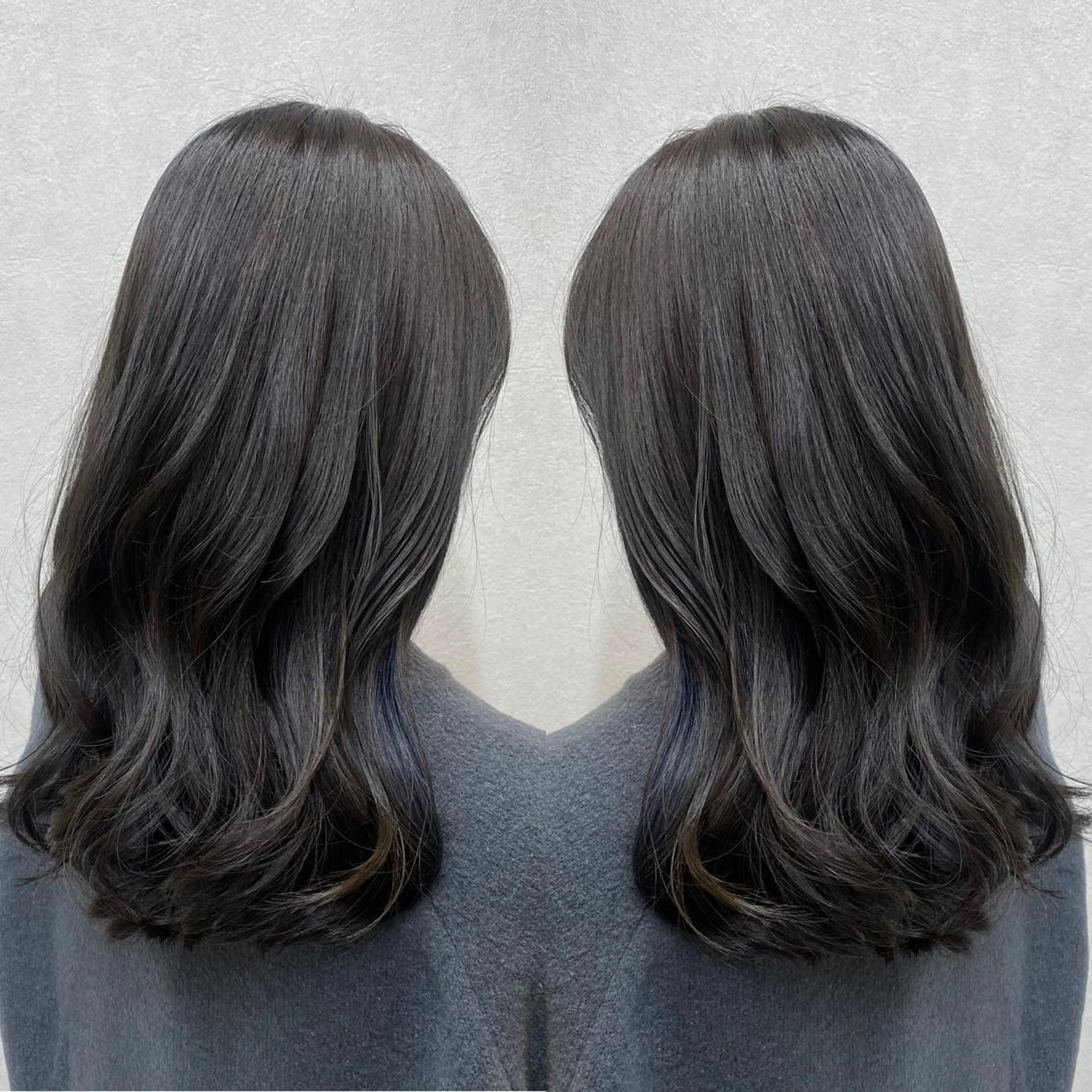 ロング カラー カット トリートメント tocca 💜石田愛結💜のヘアスタイル