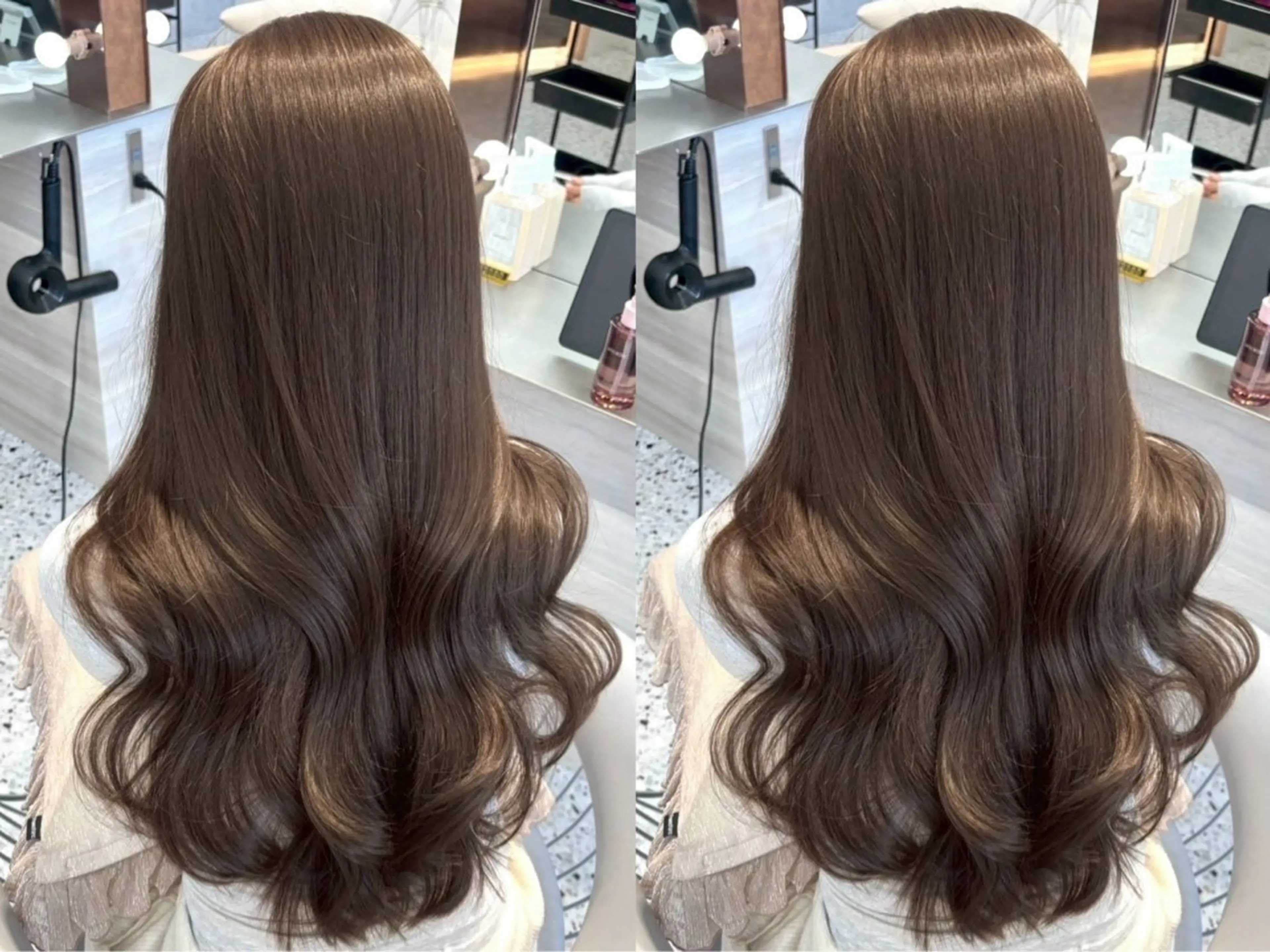 ロング レイヤーカット ヘアカラー 🎀透明感カラー shizuka🎀のヘアスタイル