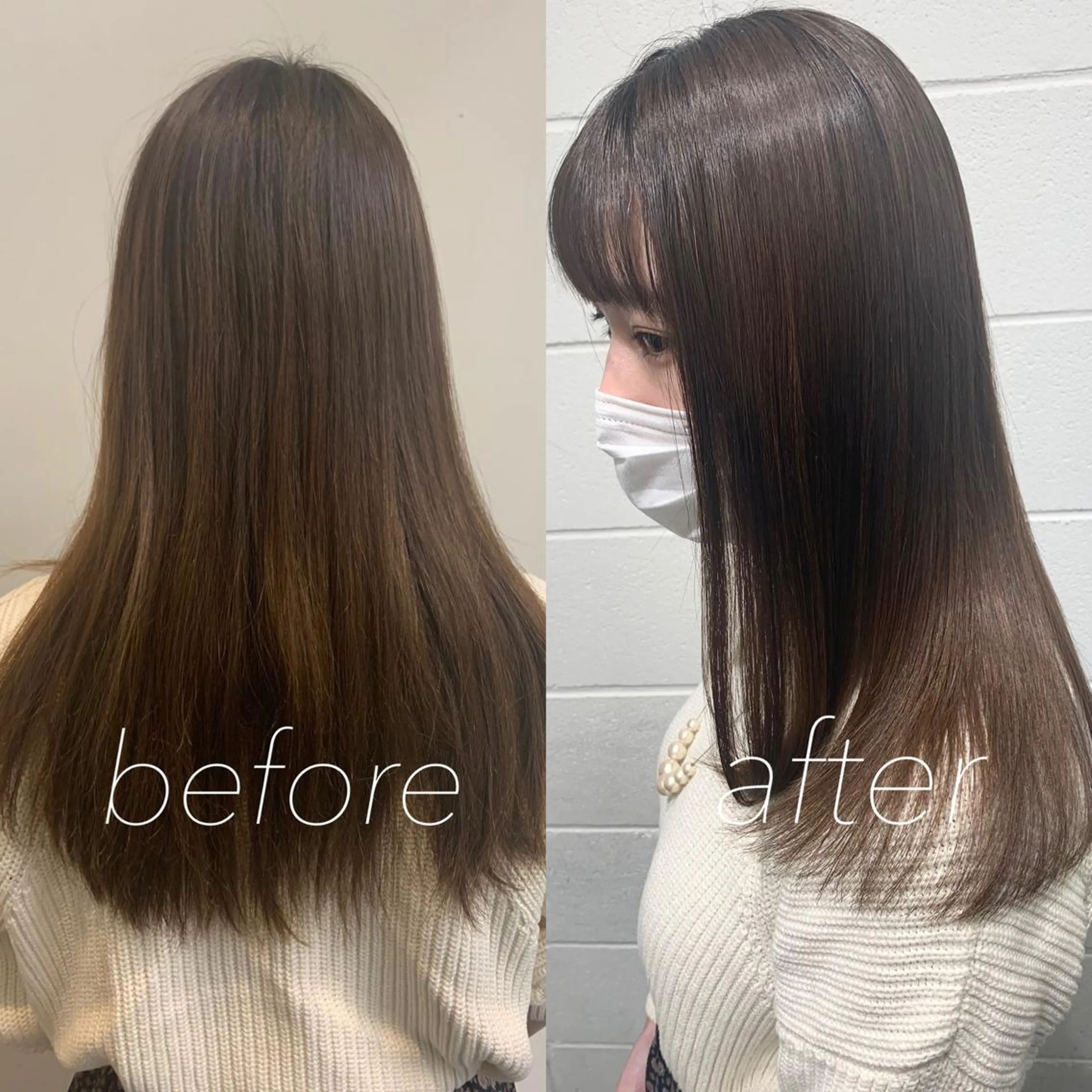 セミロング カラー レイヤーカット/艶髪 ✨💭KIRARIのヘアスタイル