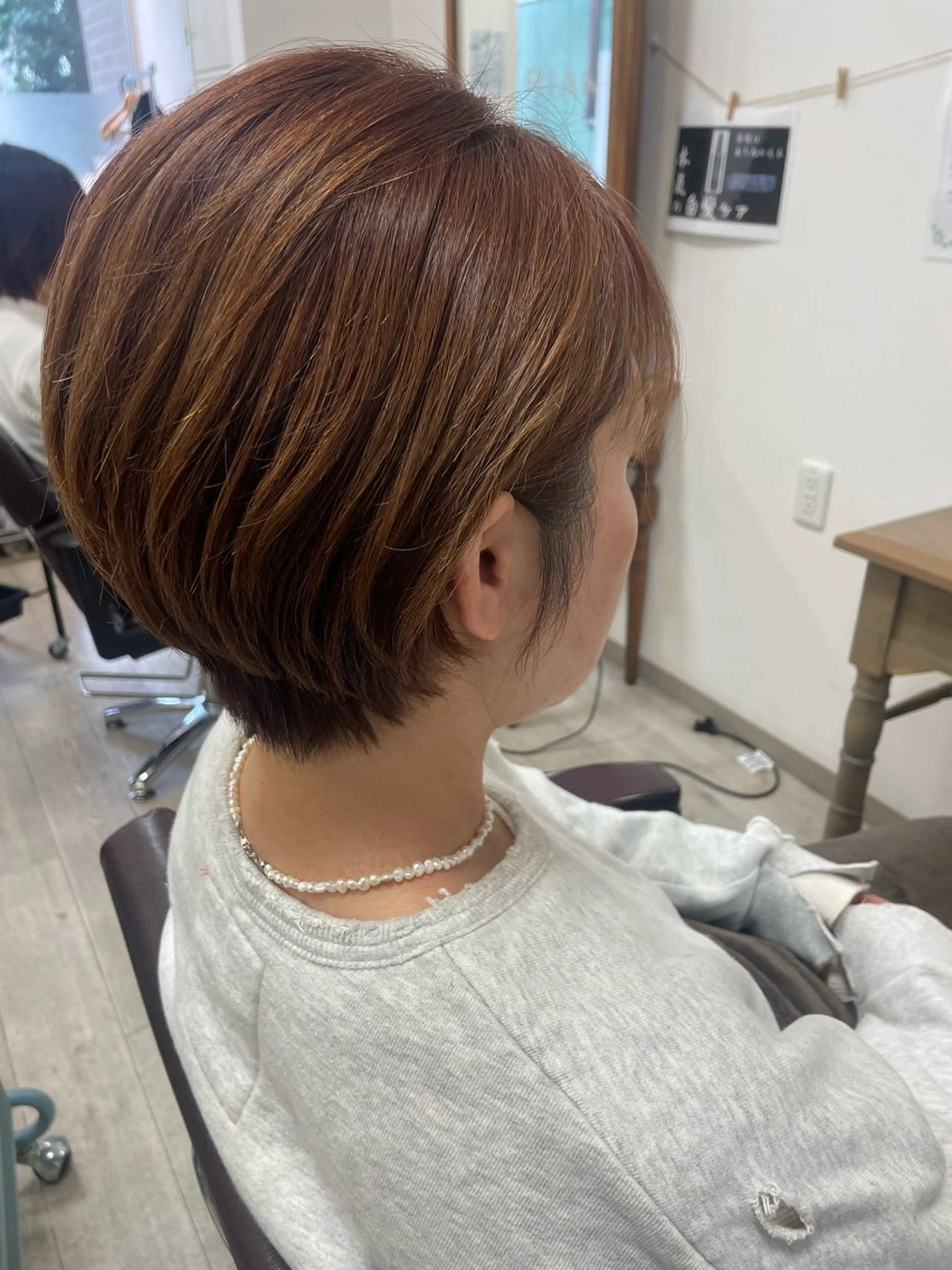 ショート ショートボブ ボブ ショートヘア アイブロウ◎ rista藤岡佳世のヘアスタイル