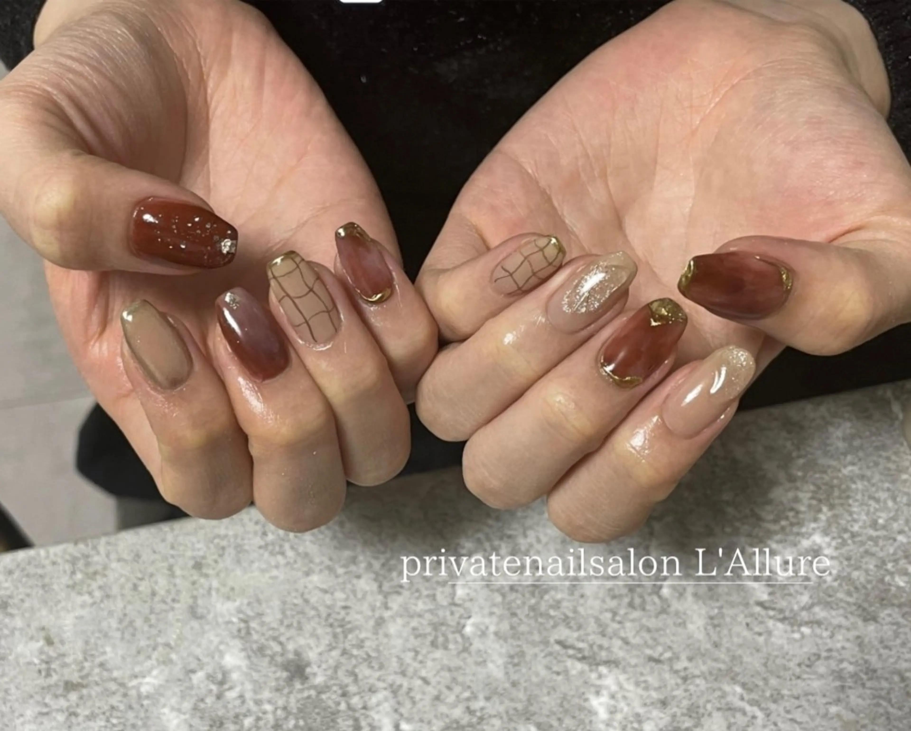 ネイル フットネイル nailsalon -L'Allure-のネイルデザイン