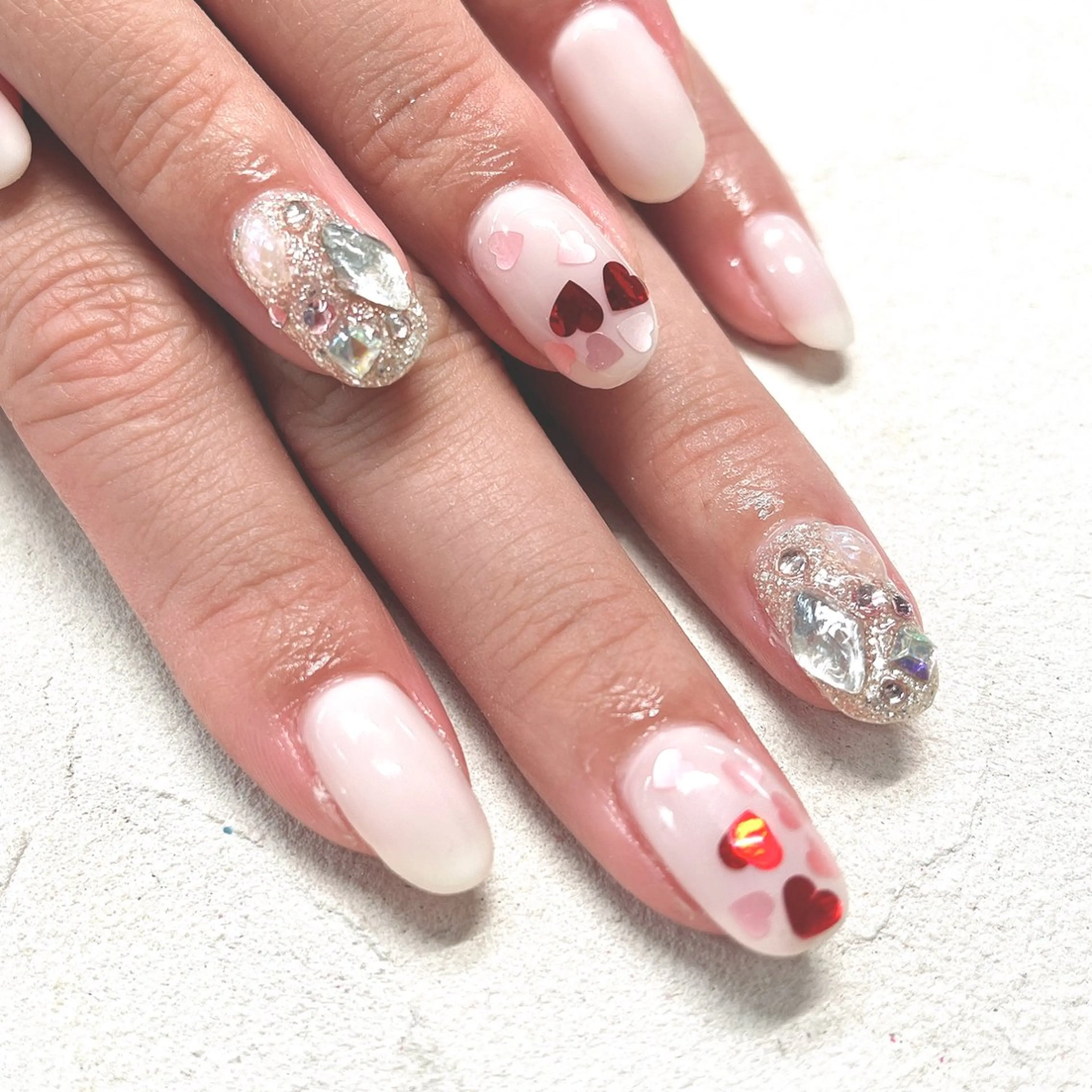 ネイル アートネイル フットネイル フレンチネイル ジェルネイル グラデーション Bianca市ヶ谷店 Aiuraのネイルデザイン