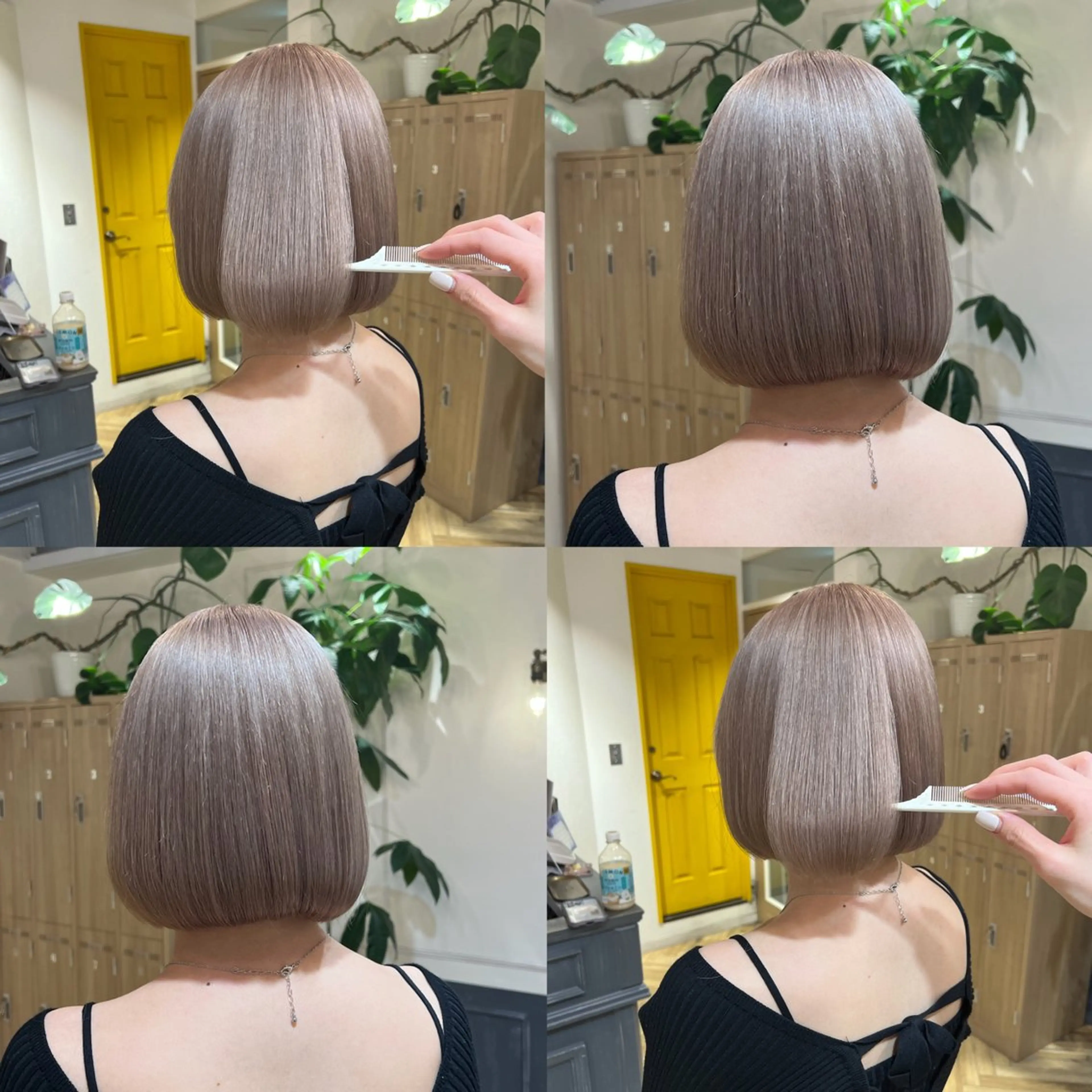 ショート カラー 艶カラー/韓国顔周り 🎀mamiのヘアスタイル