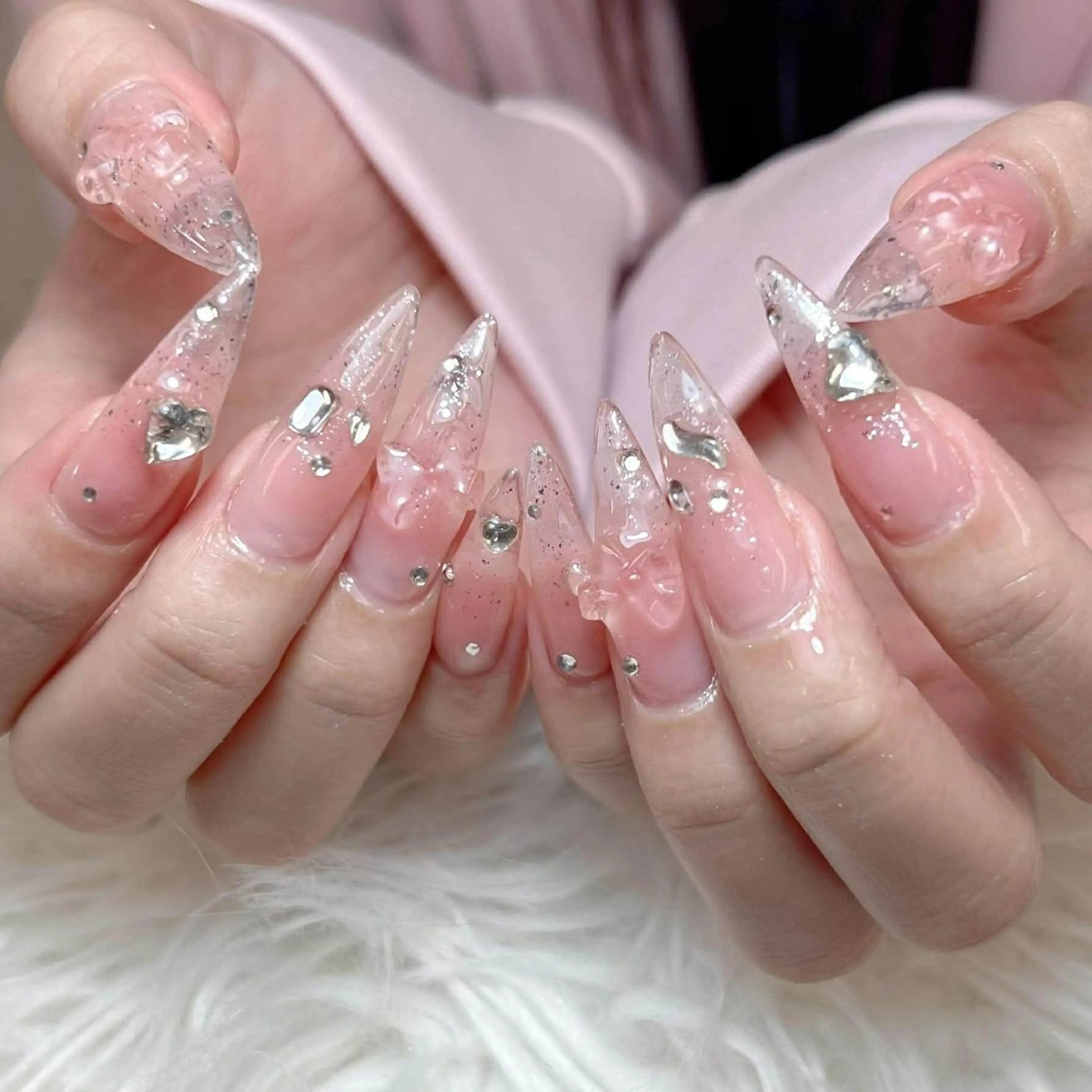 ネイル ハンドネイル ANH ゴテゴテネイルのネイルデザイン