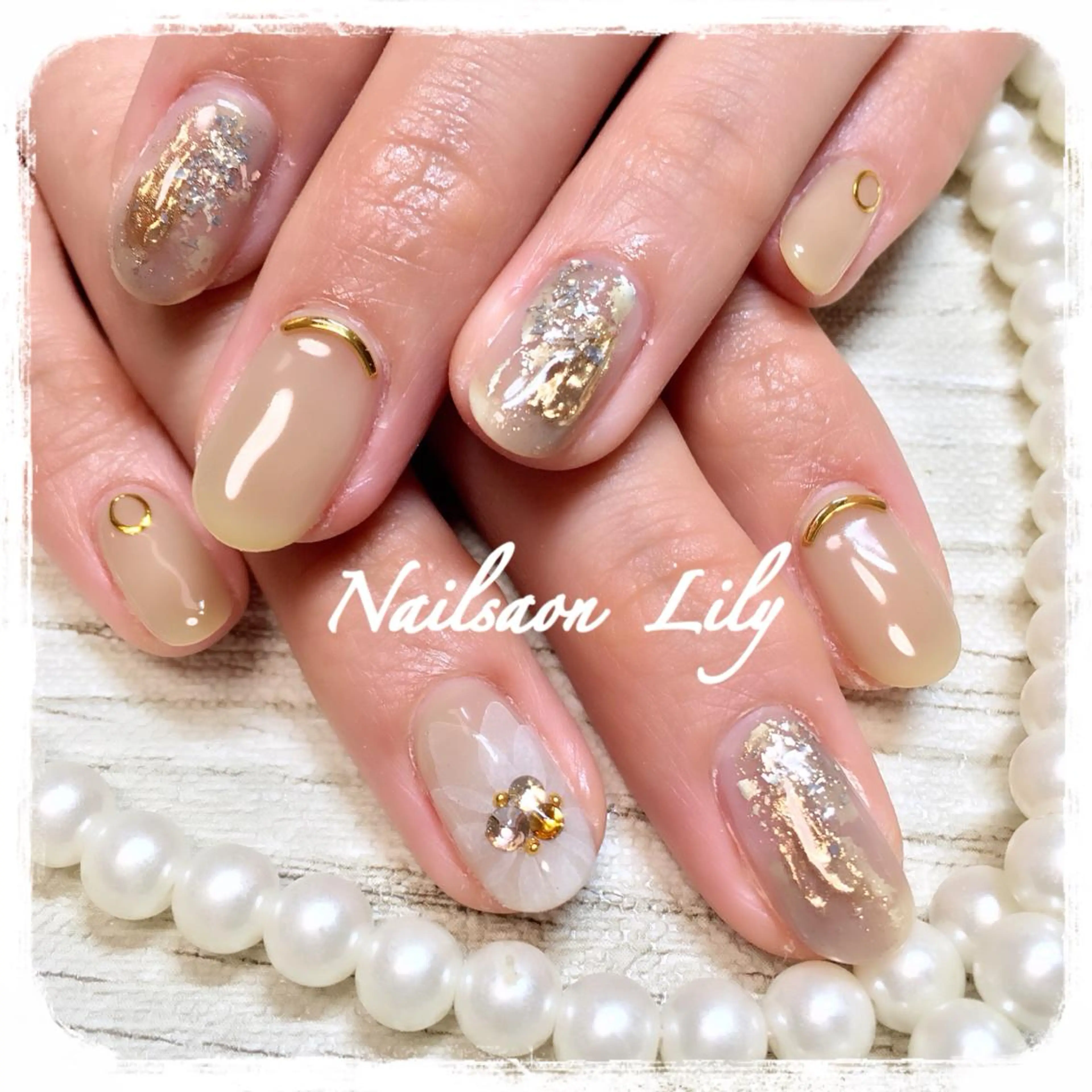ネイル ニュアンスネイル Nailsalon Lilyのネイルデザイン