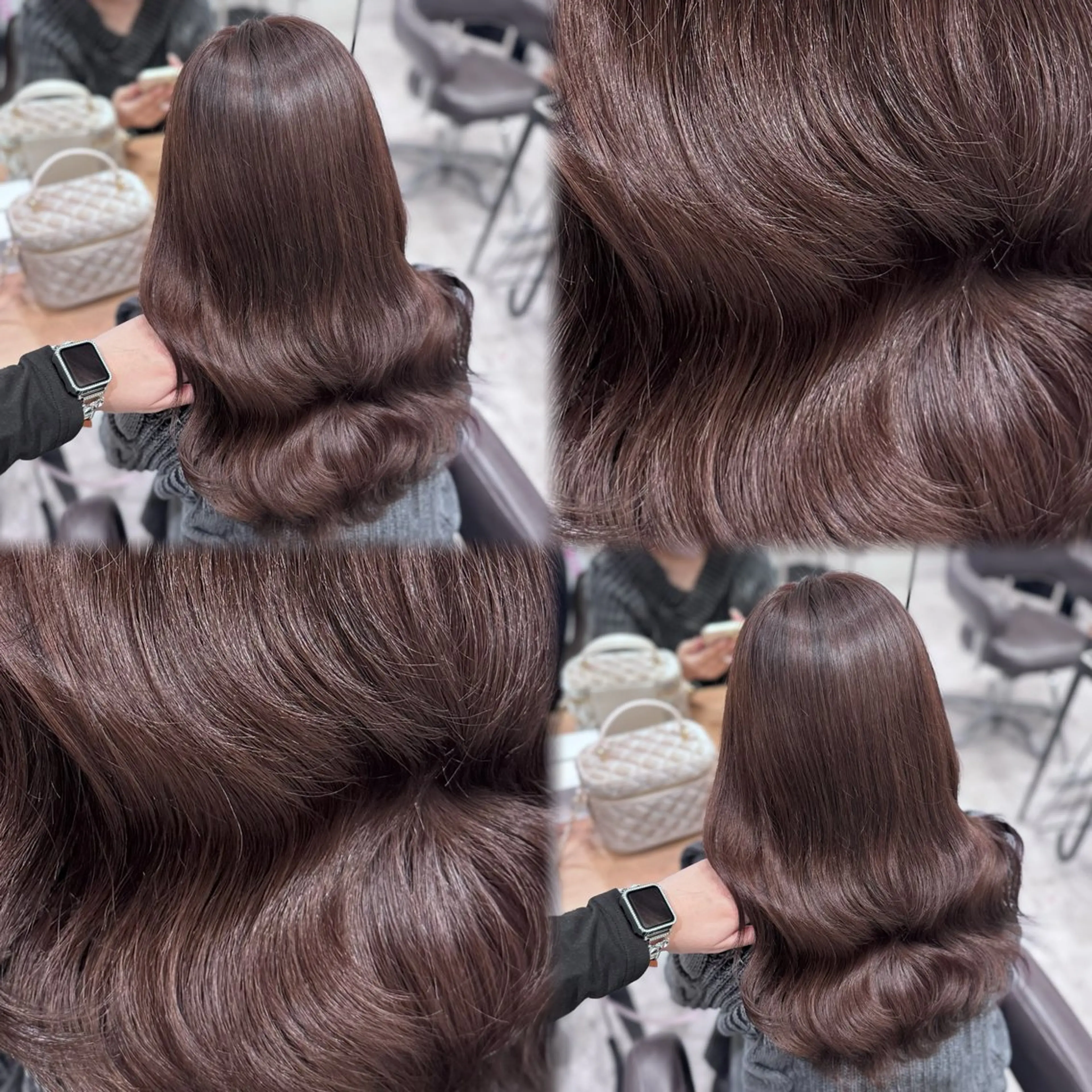 セミロング ヘアカラー Lee 天王寺 Bianのヘアスタイル