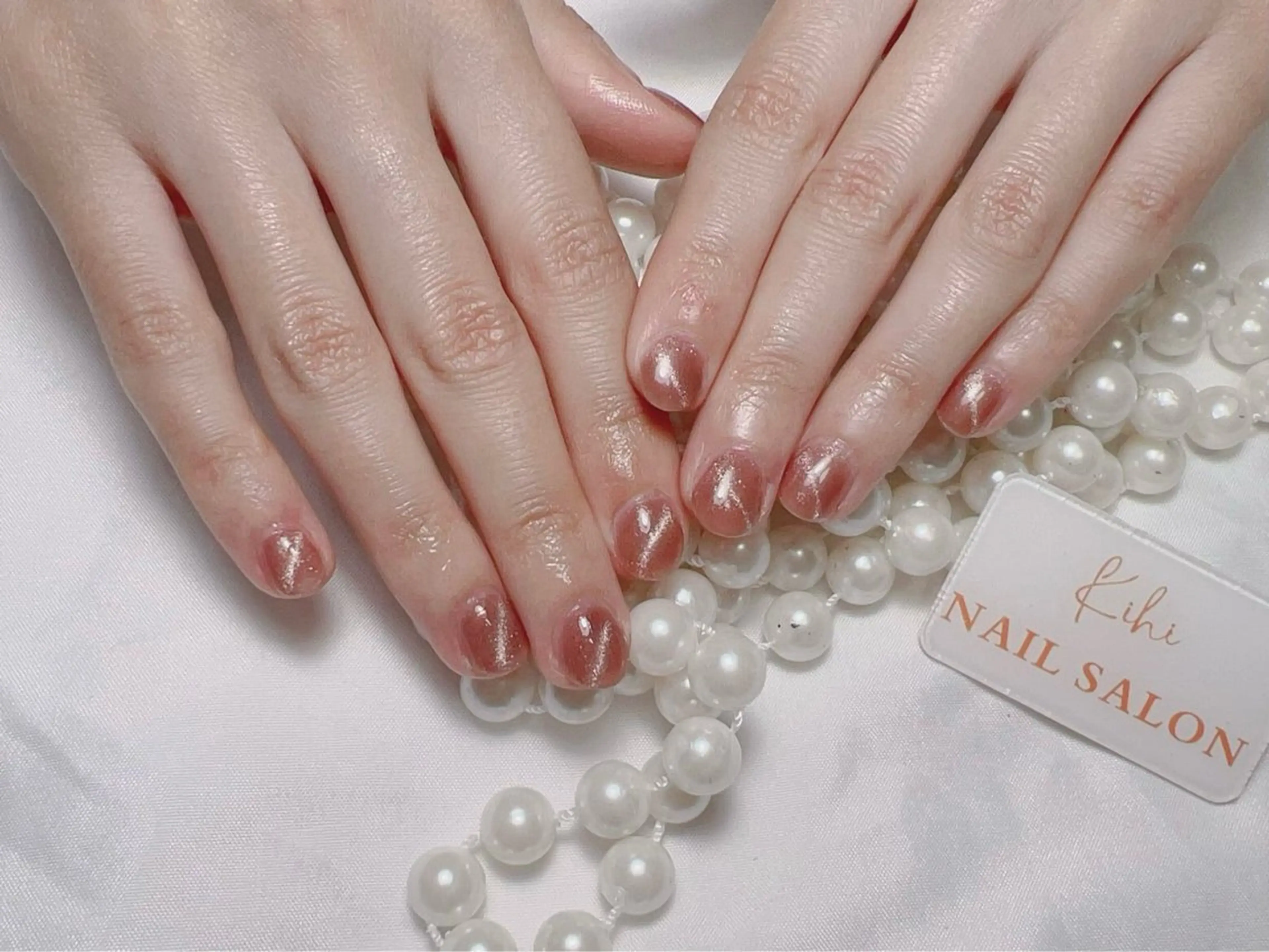 ネイル アートネイル フレンチネイル ジェルネイル グラデーション 韓国ネイル ハンドネイル 💕鈴木ユリ パラジェル/オフ無料のネイルデザイン