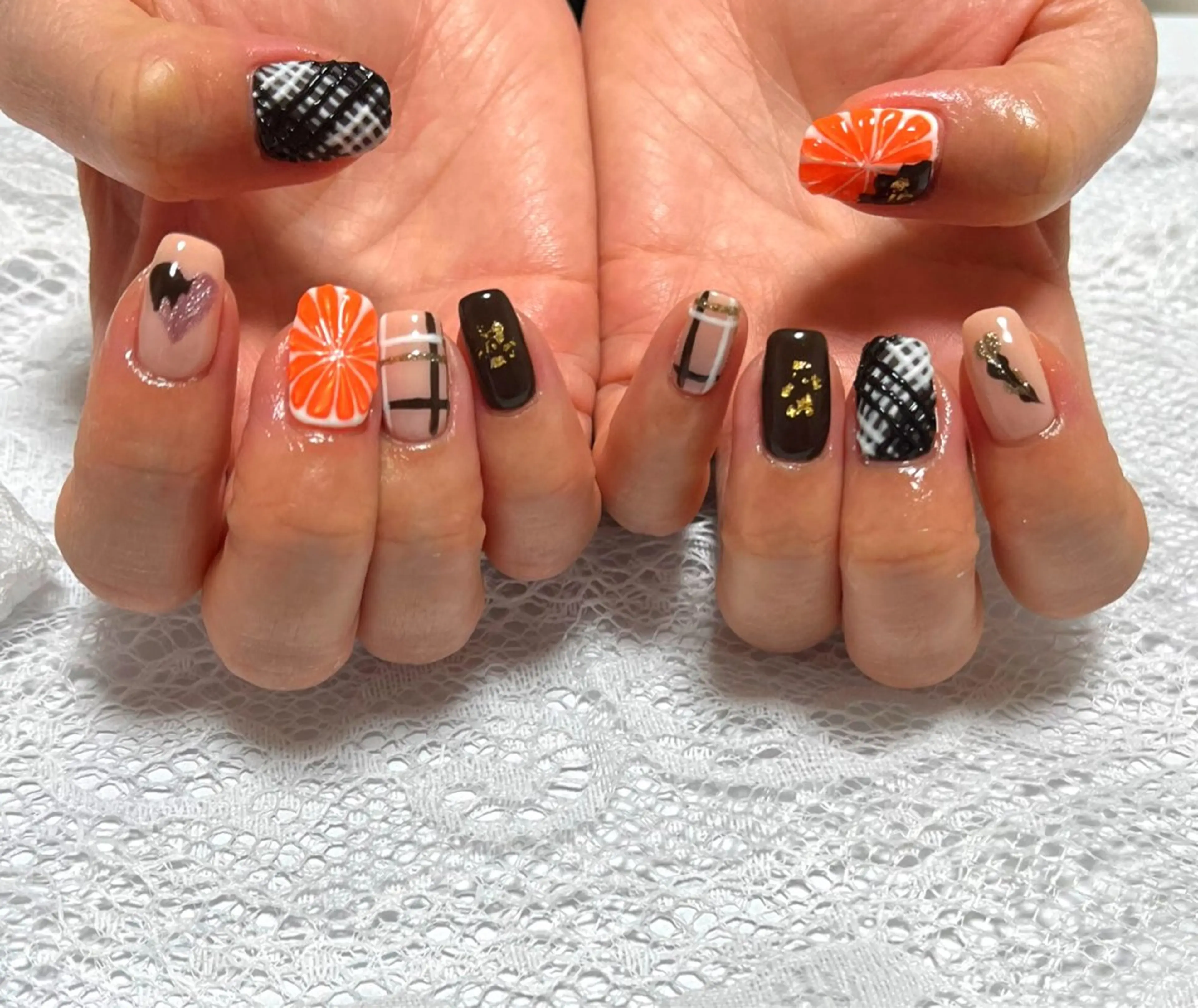 ネイル バレンタイン ハンドネイル 自宅サロン りぶネイルのネイルデザイン