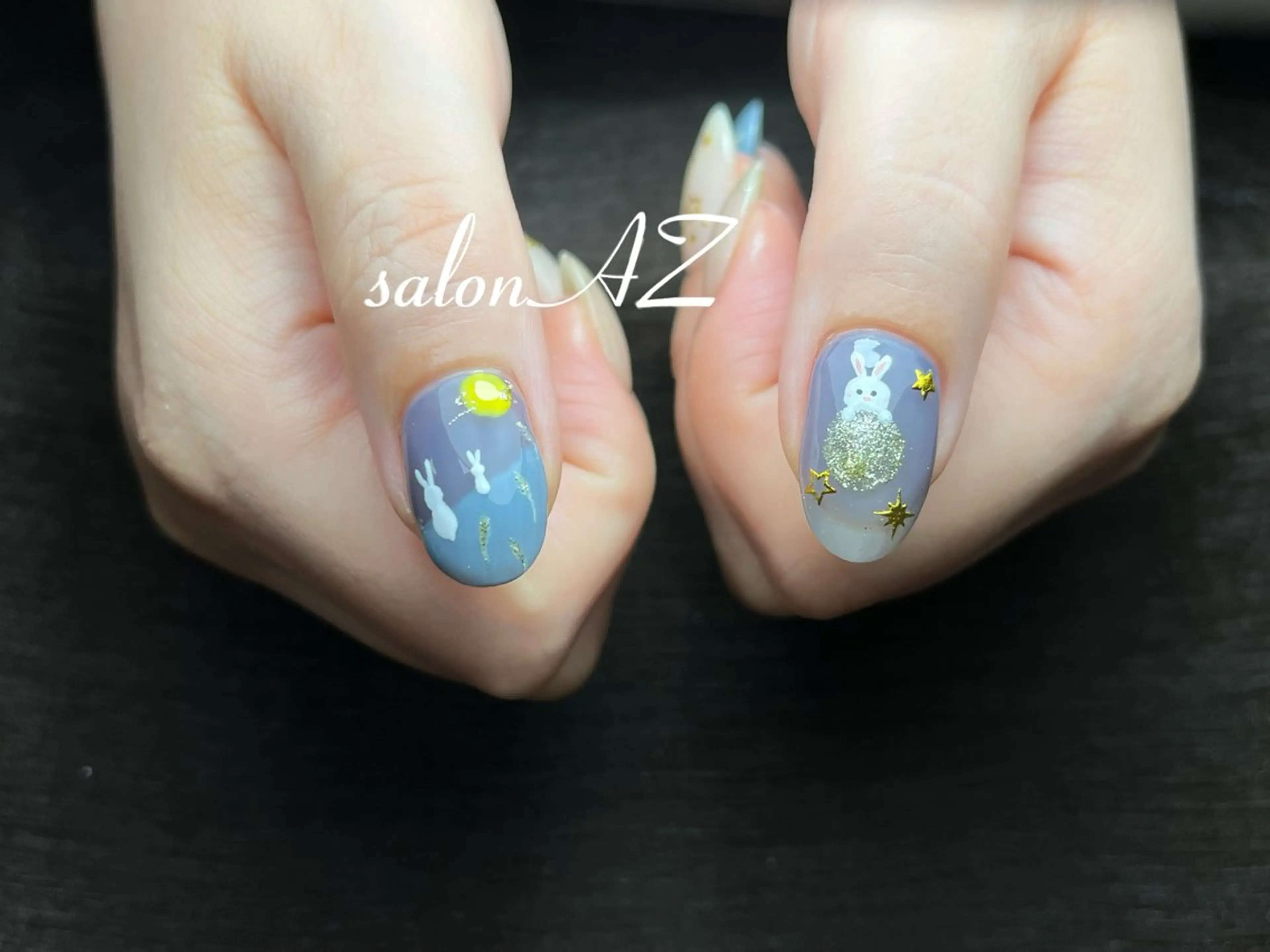 ネイル アートネイル 長さ出し フットネイル フレンチネイル ジェルネイル ハンドネイル salon AZのネイルデザイン