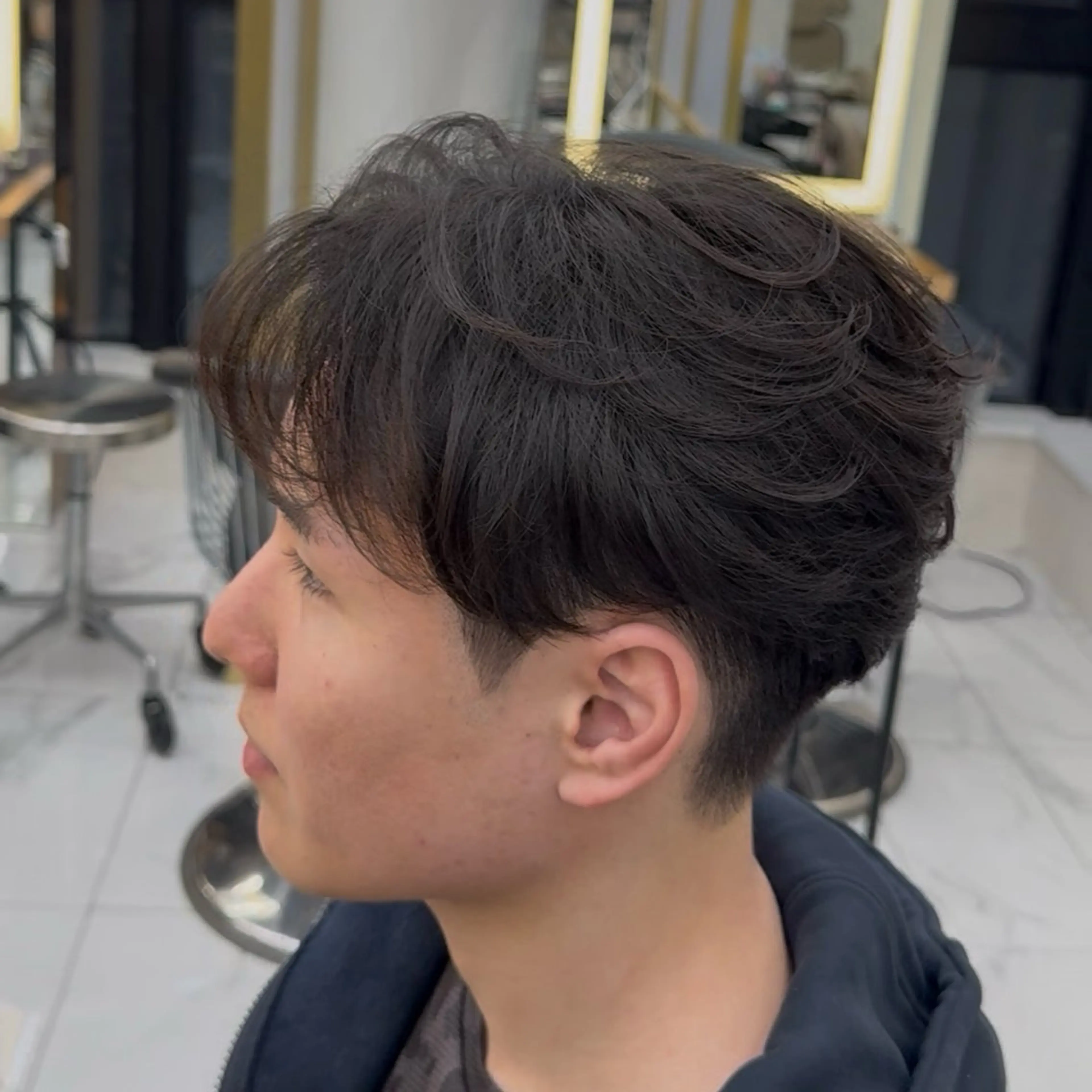 パーマ メンズ フェザーパーマ カルマパーマ メンズパーマ スペインカール スパイキーショート 渋谷メンズパーマ🌀 大人ヘア/くりのヘアスタイル