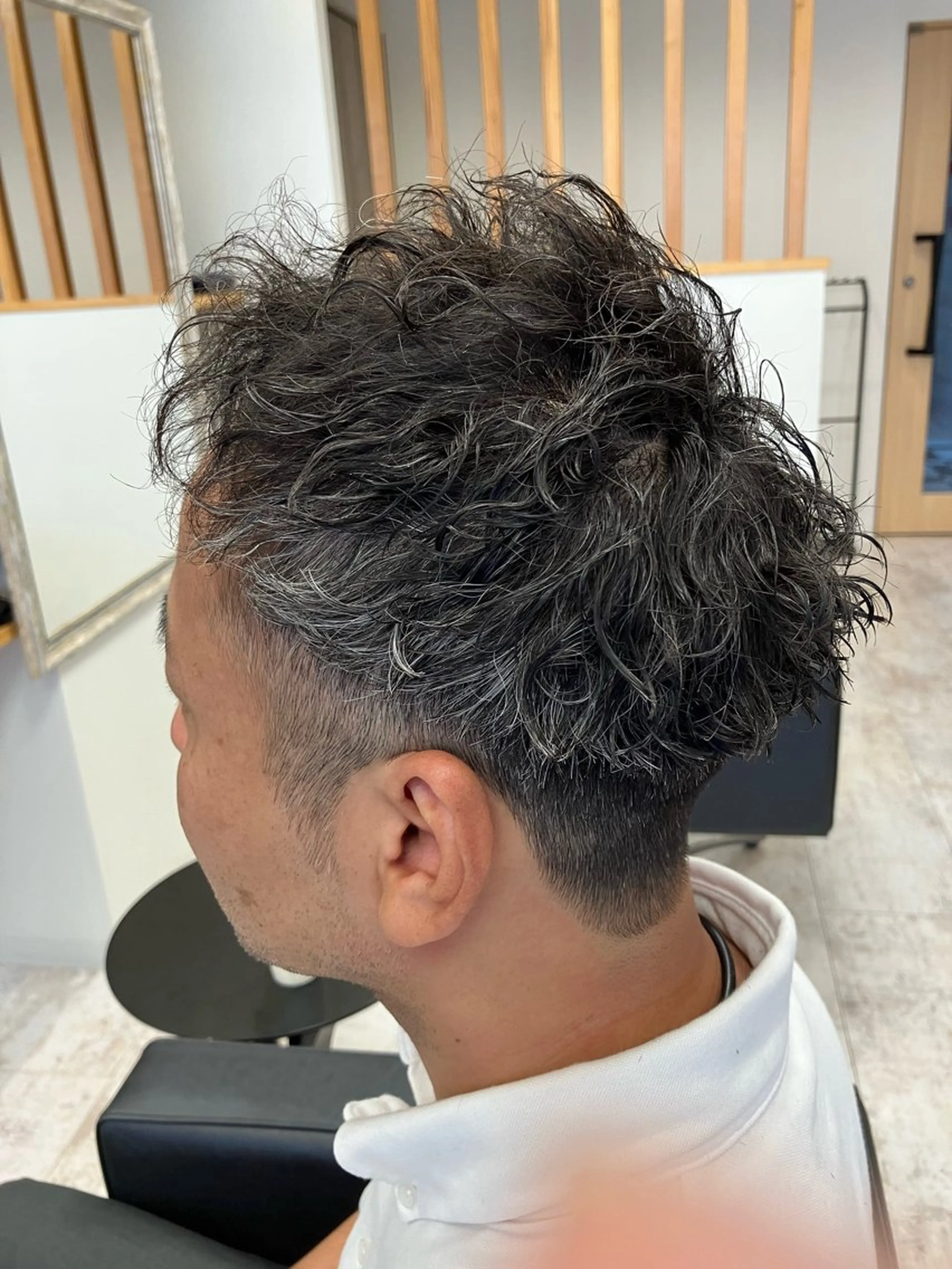 パーマ メンズ カット パーマ メンズ特化/パーマ/ フェードWATARUのヘアスタイル