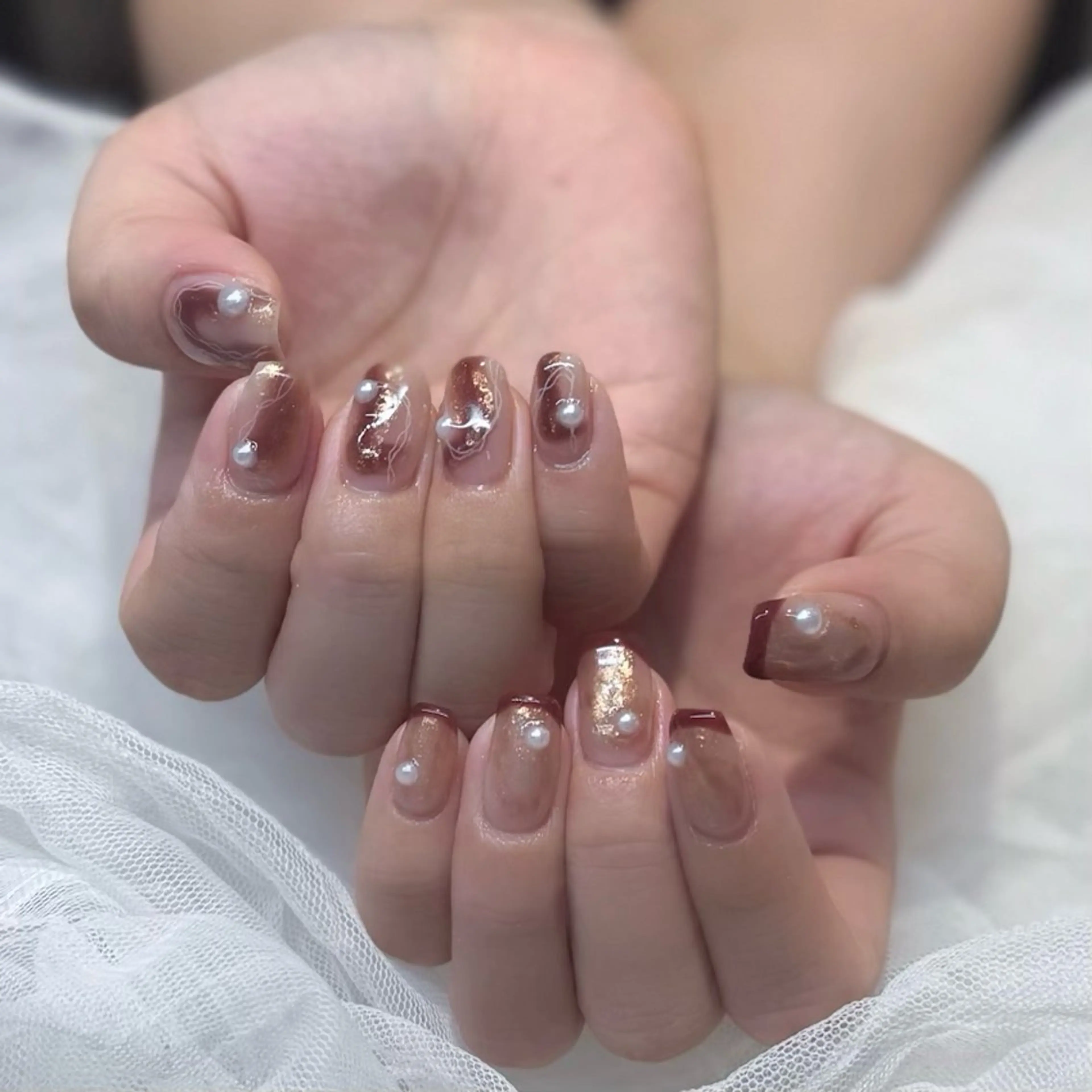 ネイル ハンドネイル 新井 ひなののネイルデザイン