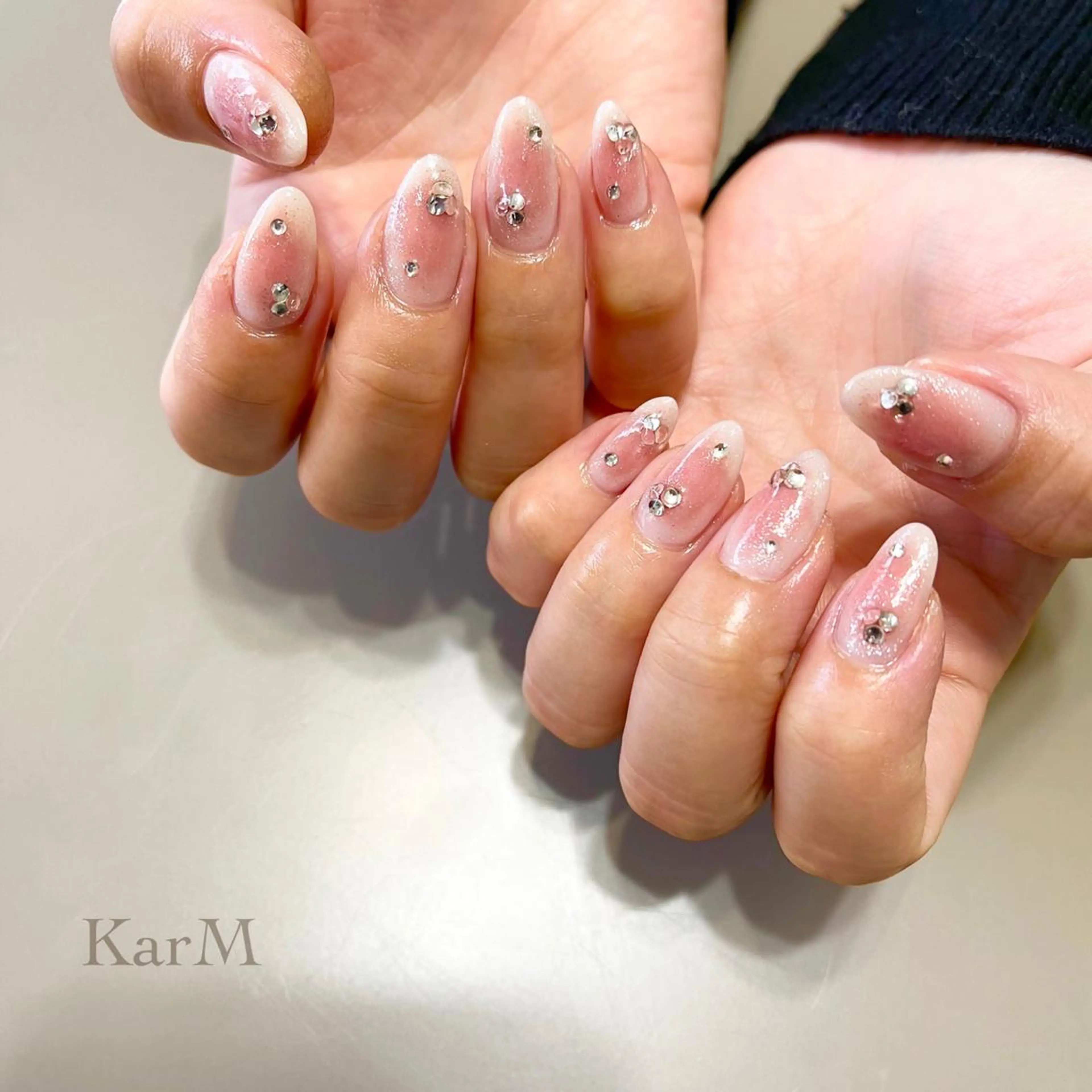 ネイル アートネイル オーロラネイル チークネイル フットネイル フレンチネイル ハンドネイル ogino karinのネイルデザイン