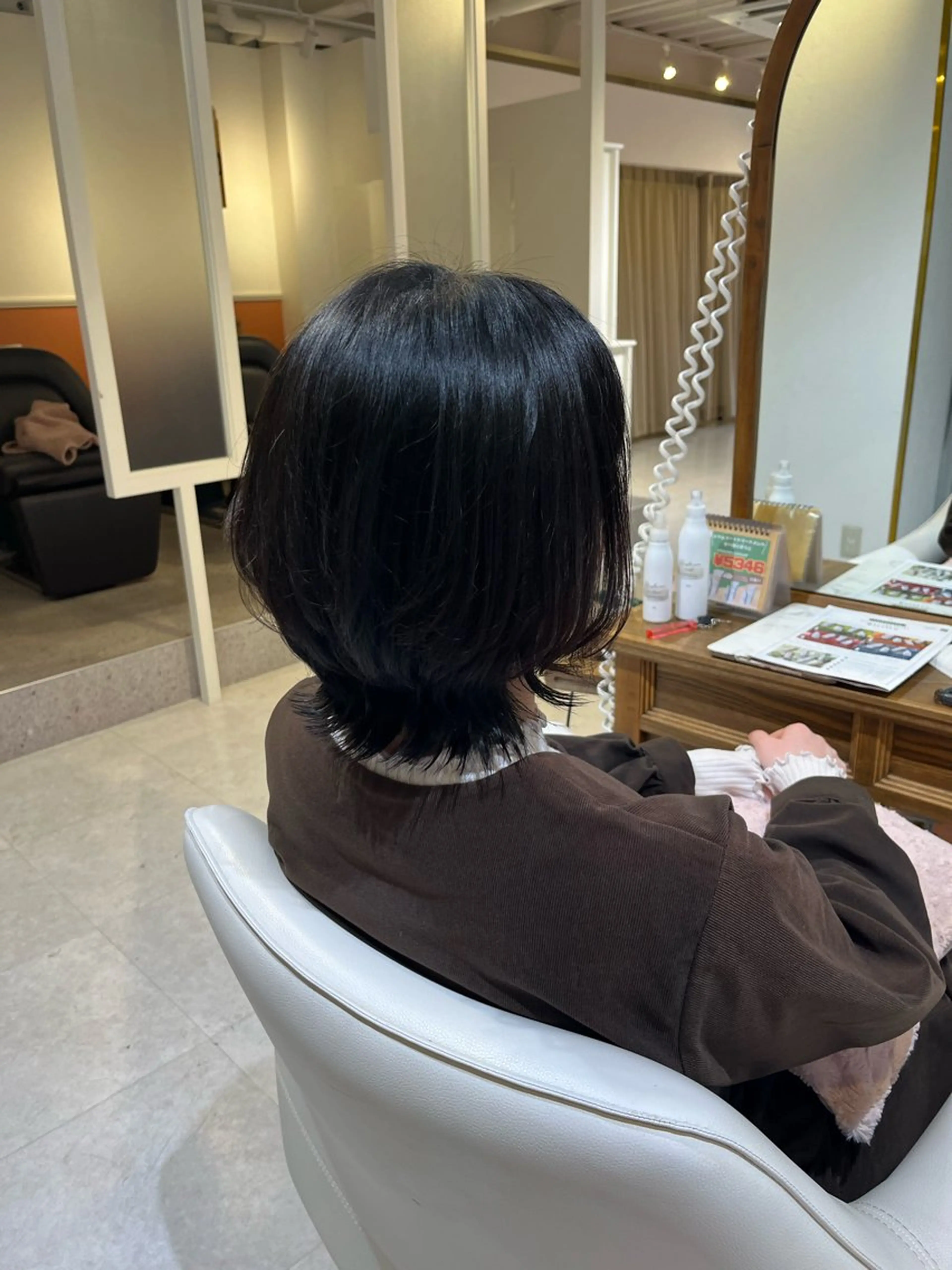 ショート カット ヘアカラー トリートメント 梛木 唯のヘアスタイル