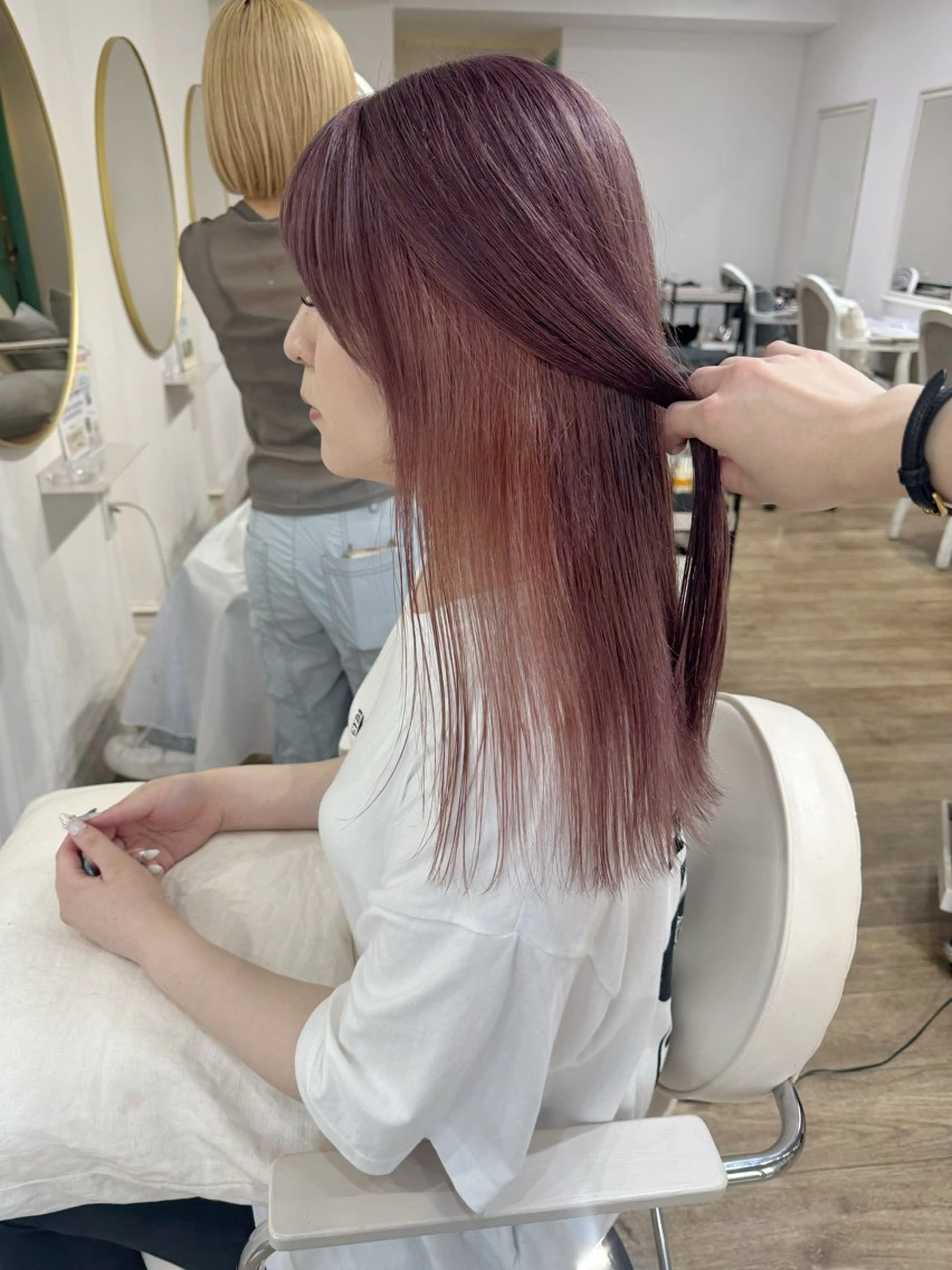 カラー ヘアカラー 🌷柔らかクリーミー 🤍kirari🌷のヘアスタイル