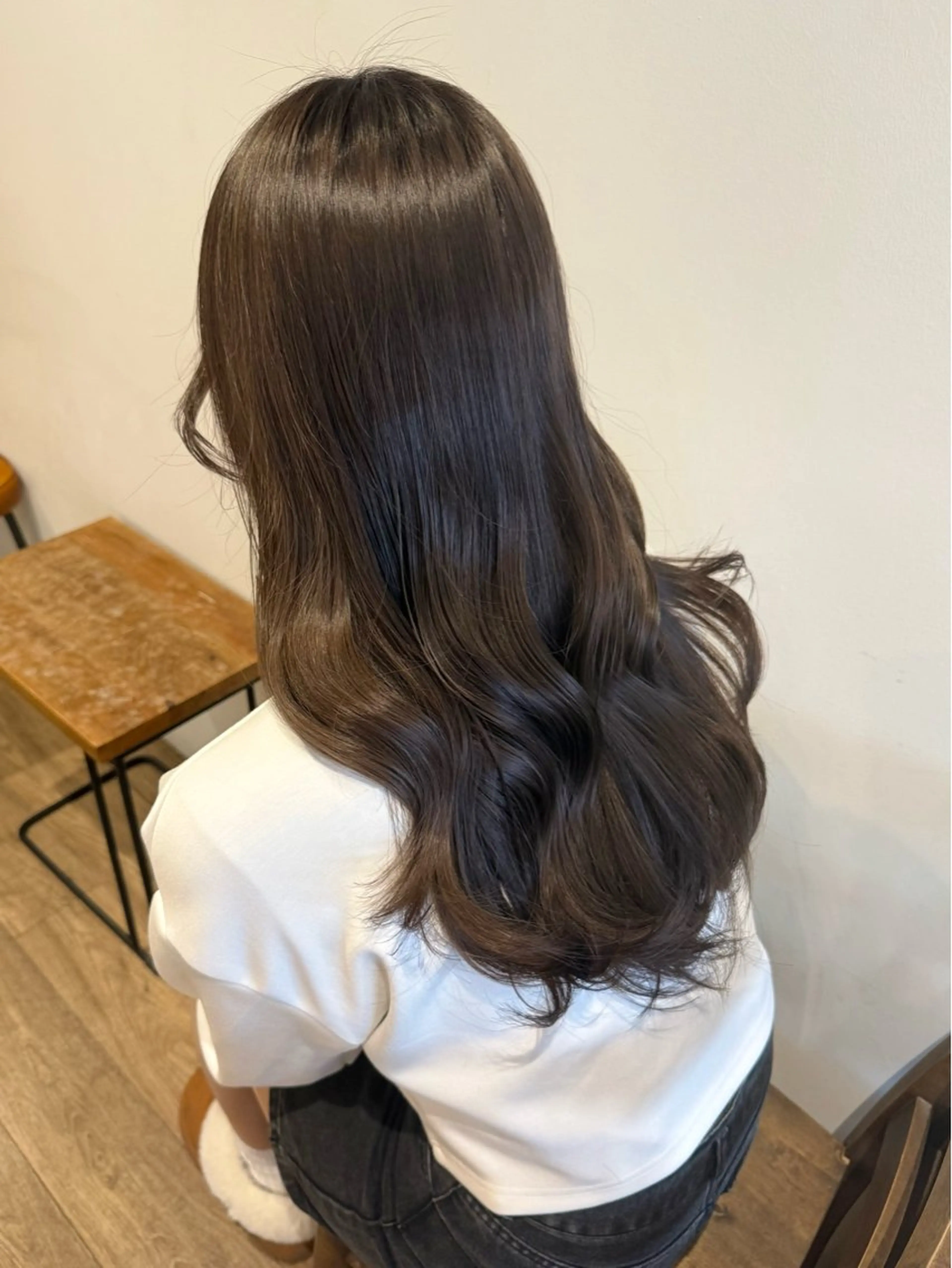 ロング カラー ヘアアレンジ カット ヘアカラー トリートメント himawari♡ 柔らかいカラーのヘアスタイル