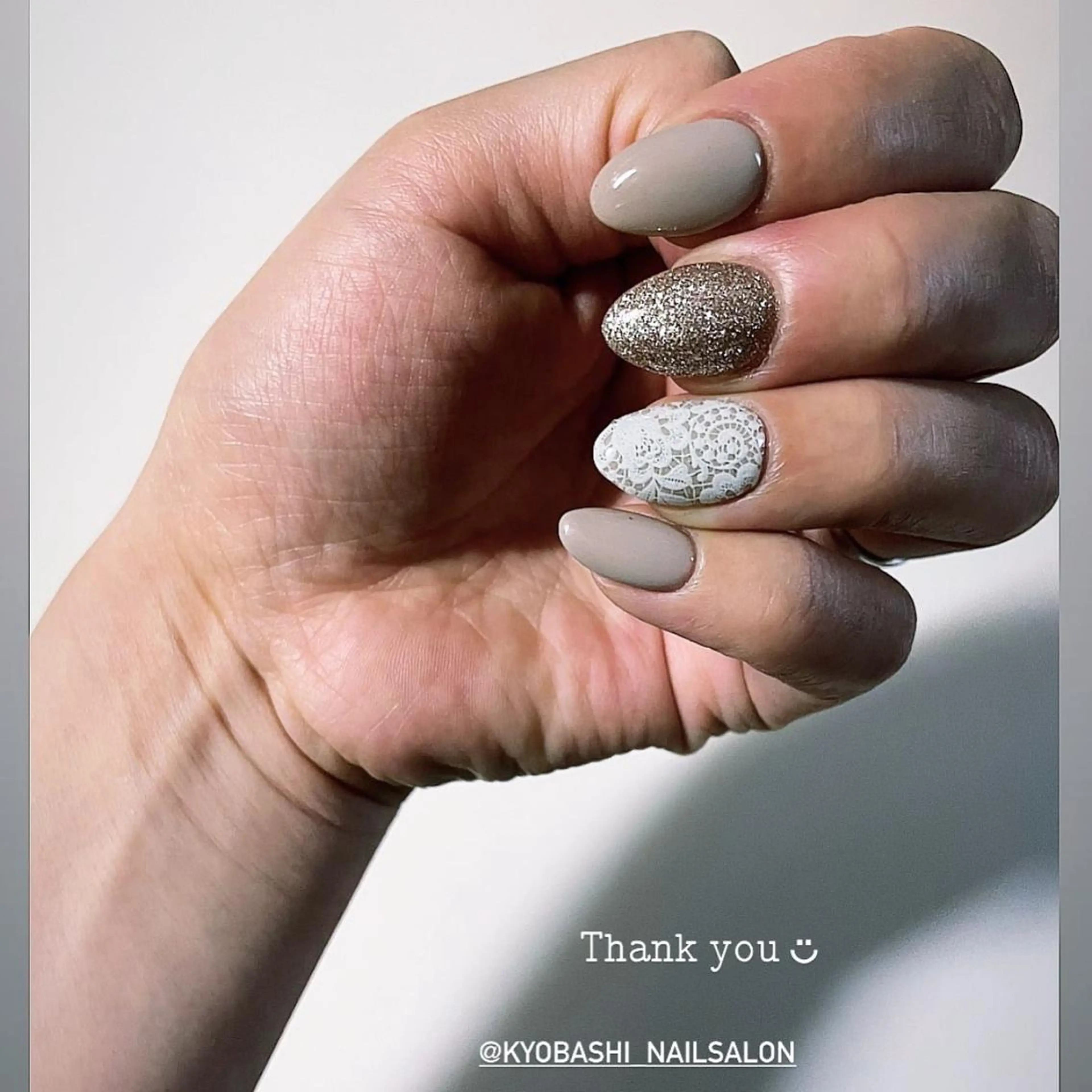 ネイル レース ハンドネイル nail salon Bayのネイルデザイン