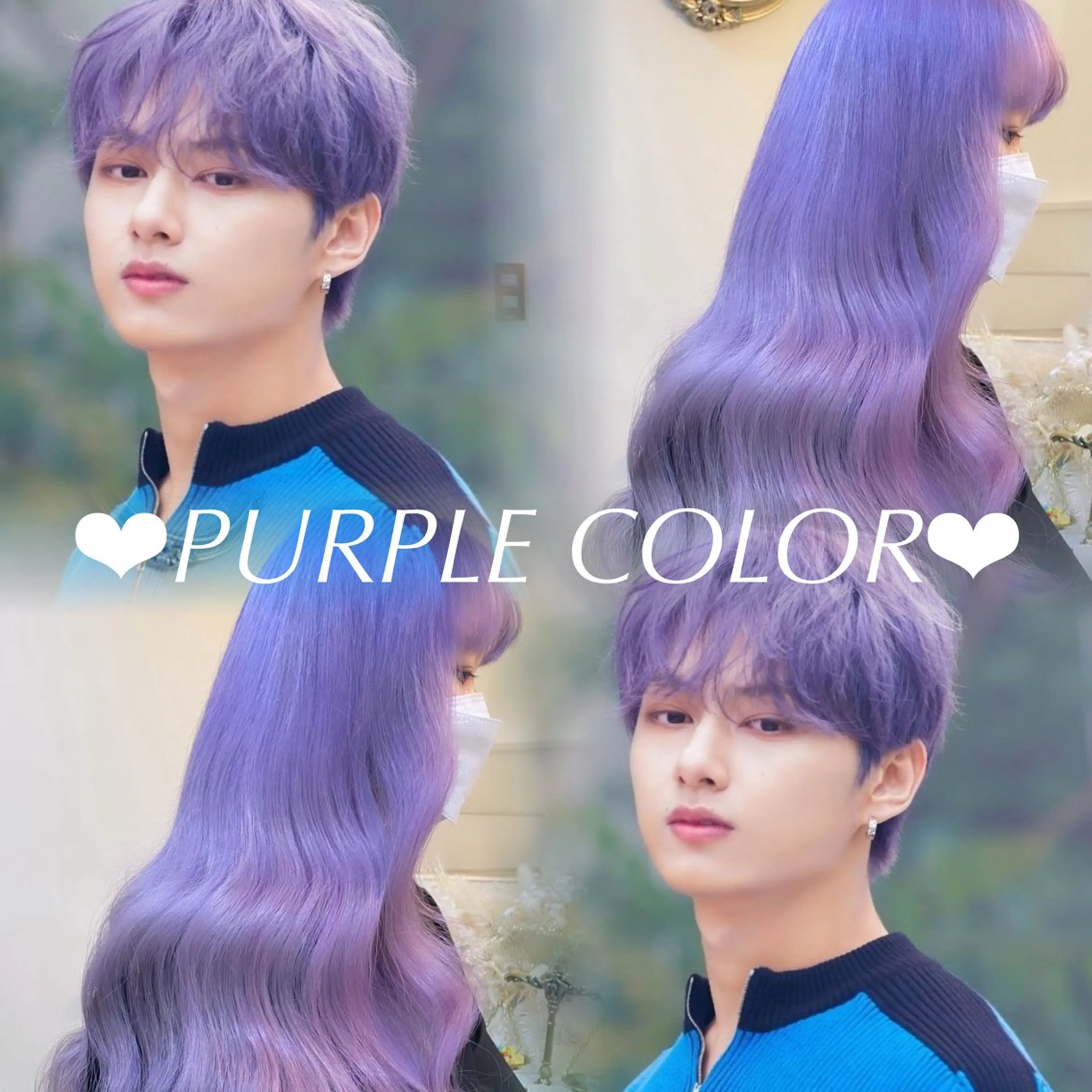 カラー ブリーチ 韓国透明感カラー 🫧SHIHO🫧のヘアスタイル