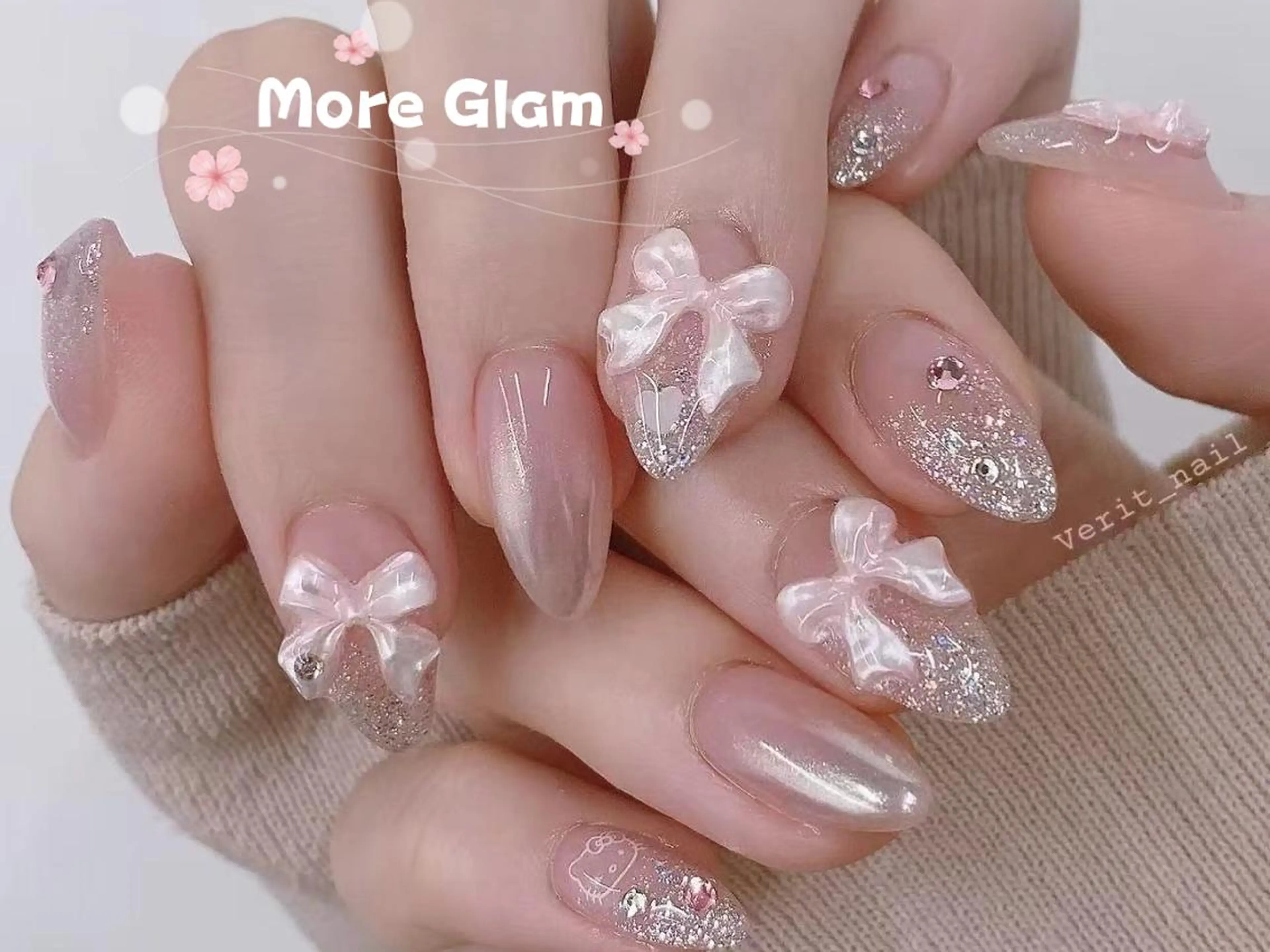 ネイル 韓国ネイル オフィスネイル ネイルチップ More Glam 池袋東口店のネイルデザイン