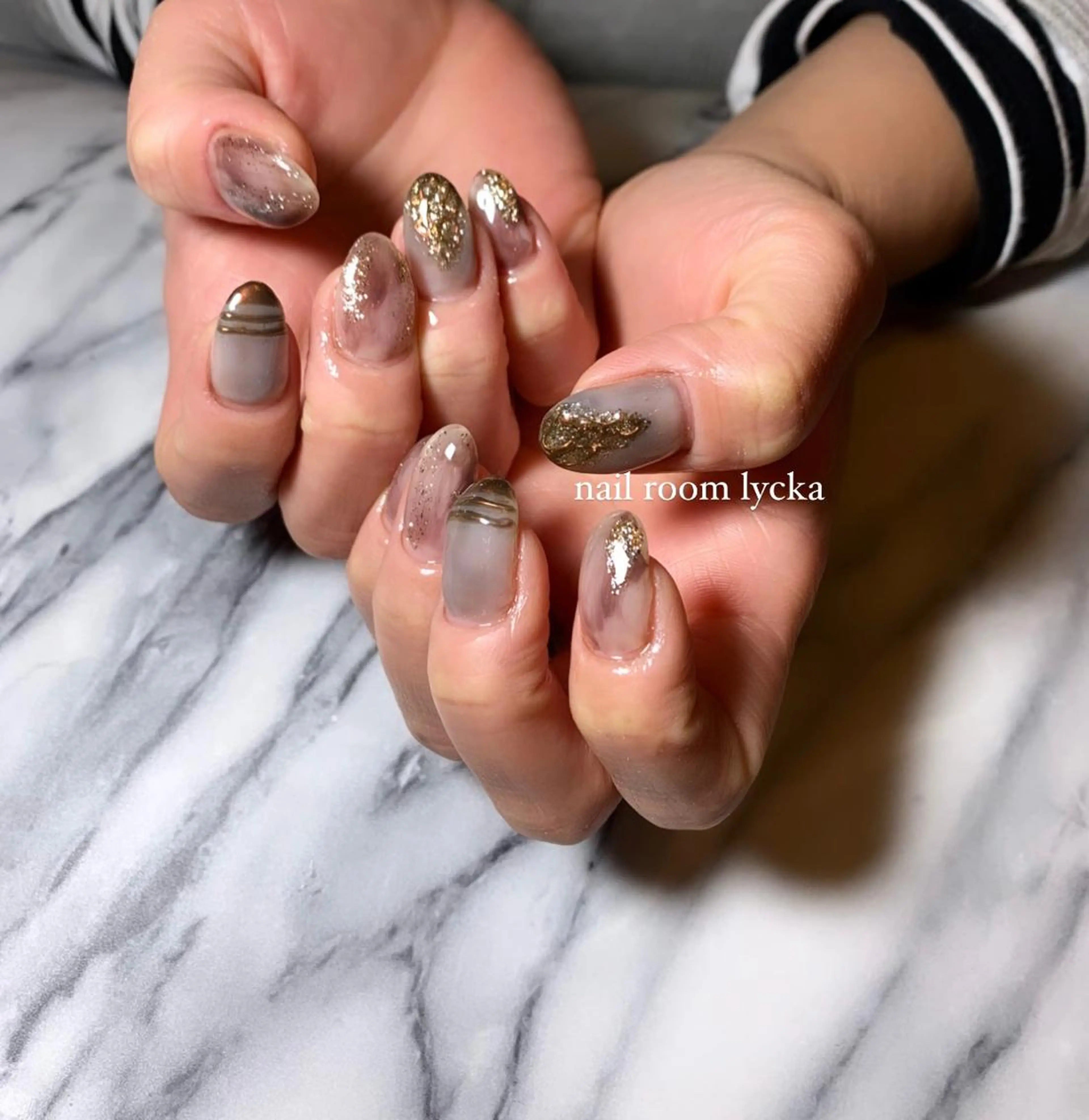 ネイル ﾈｲﾙﾙｰﾑﾘｯｶ 𝐦𝐚𝐲𝐮のネイルデザイン