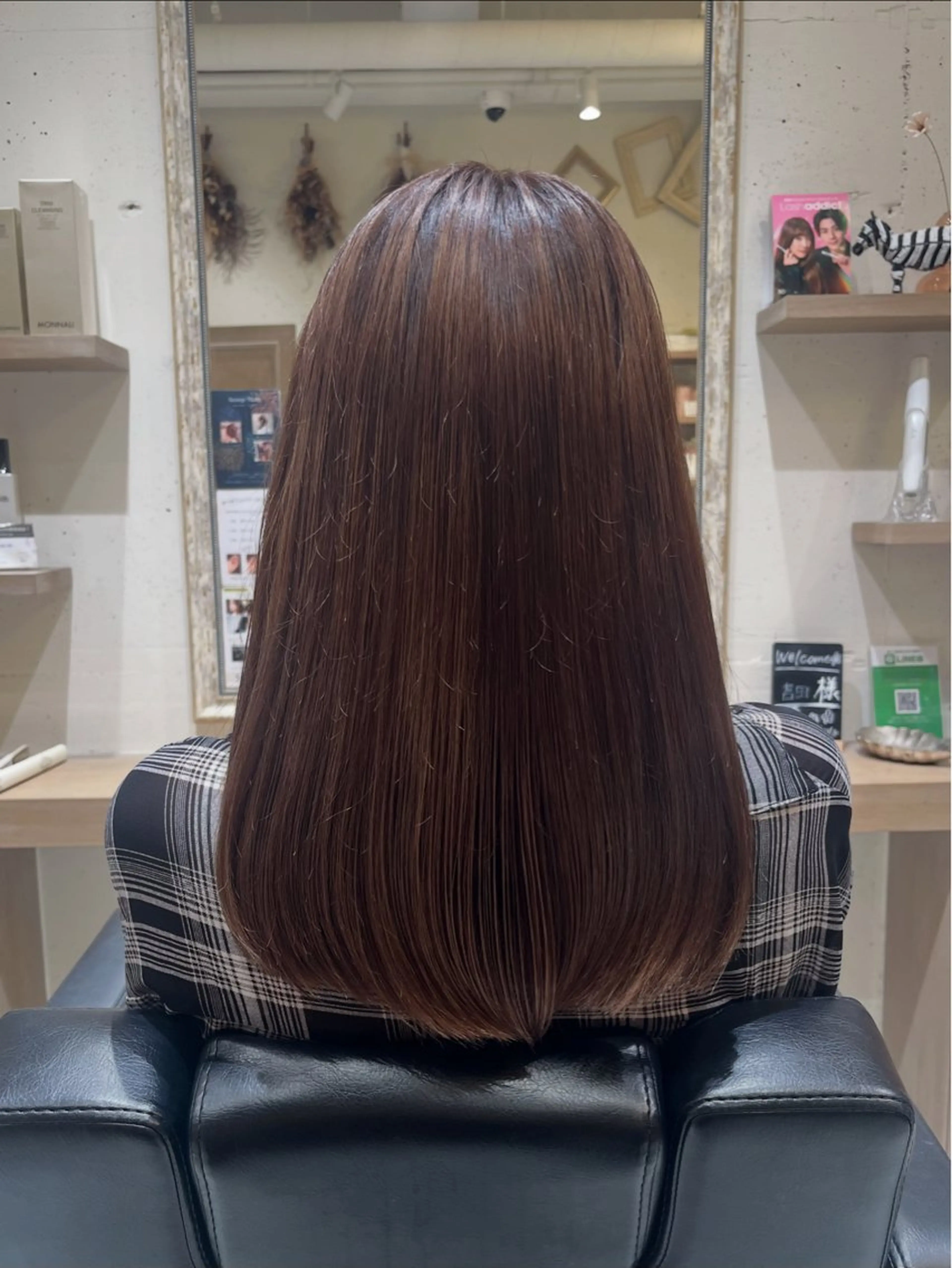 ロング カラー ブリーチ ヘッドスパ/透明感 カラー/なほのヘアスタイル