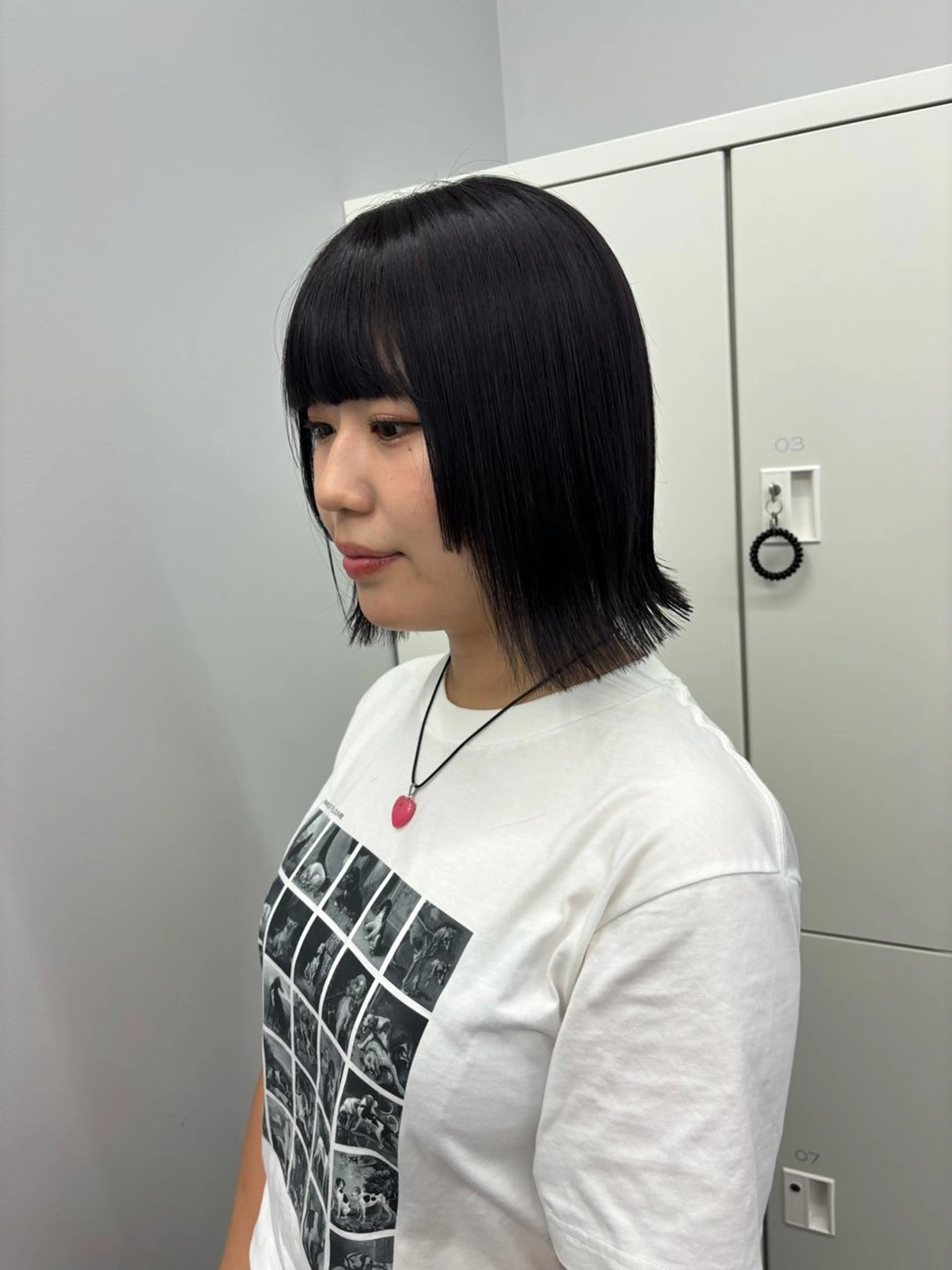 セミロング カット ROCCO3rd / りんなのヘアスタイル