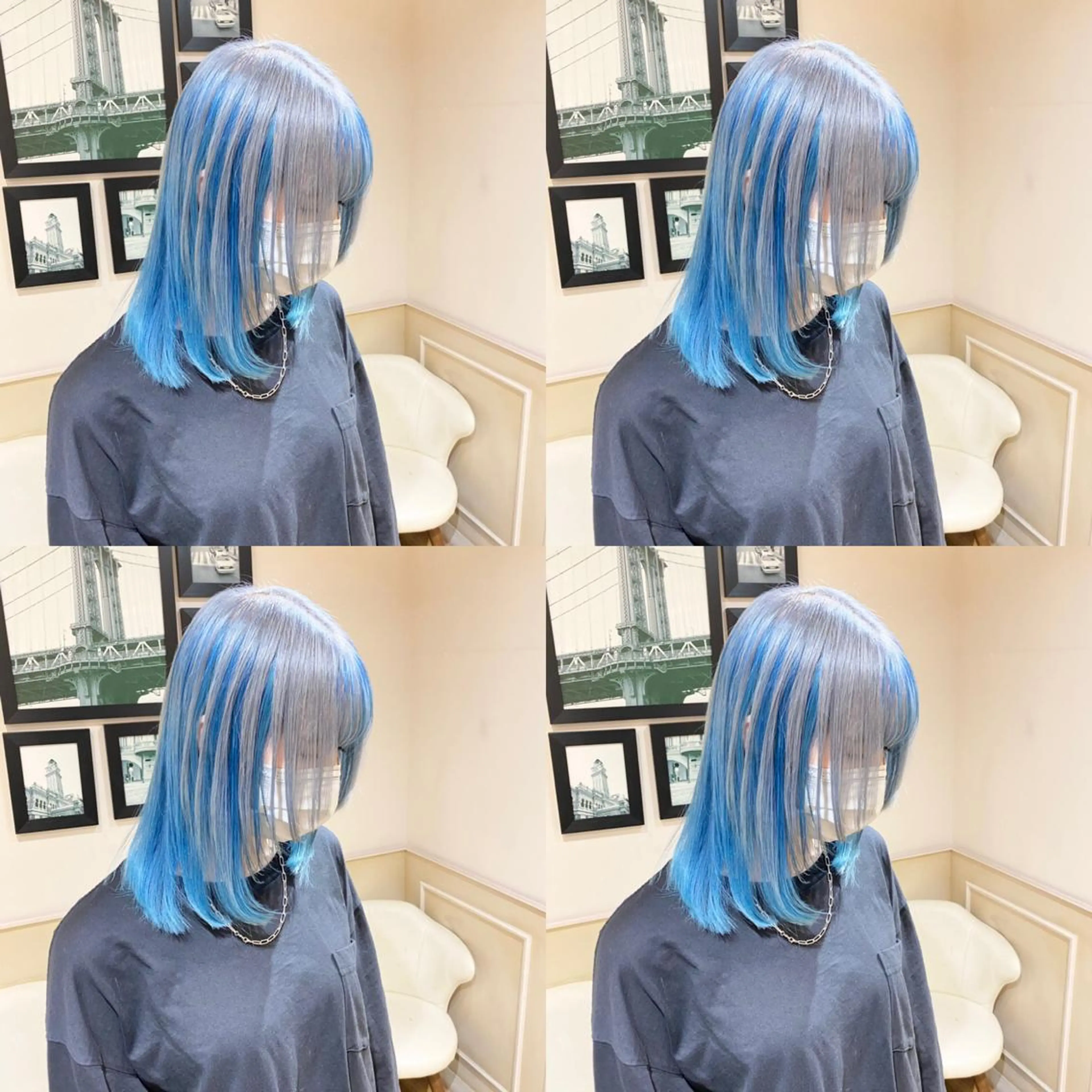 ミディアム カラー レイヤー×髪質改善 マネージャー安藤光司のヘアスタイル