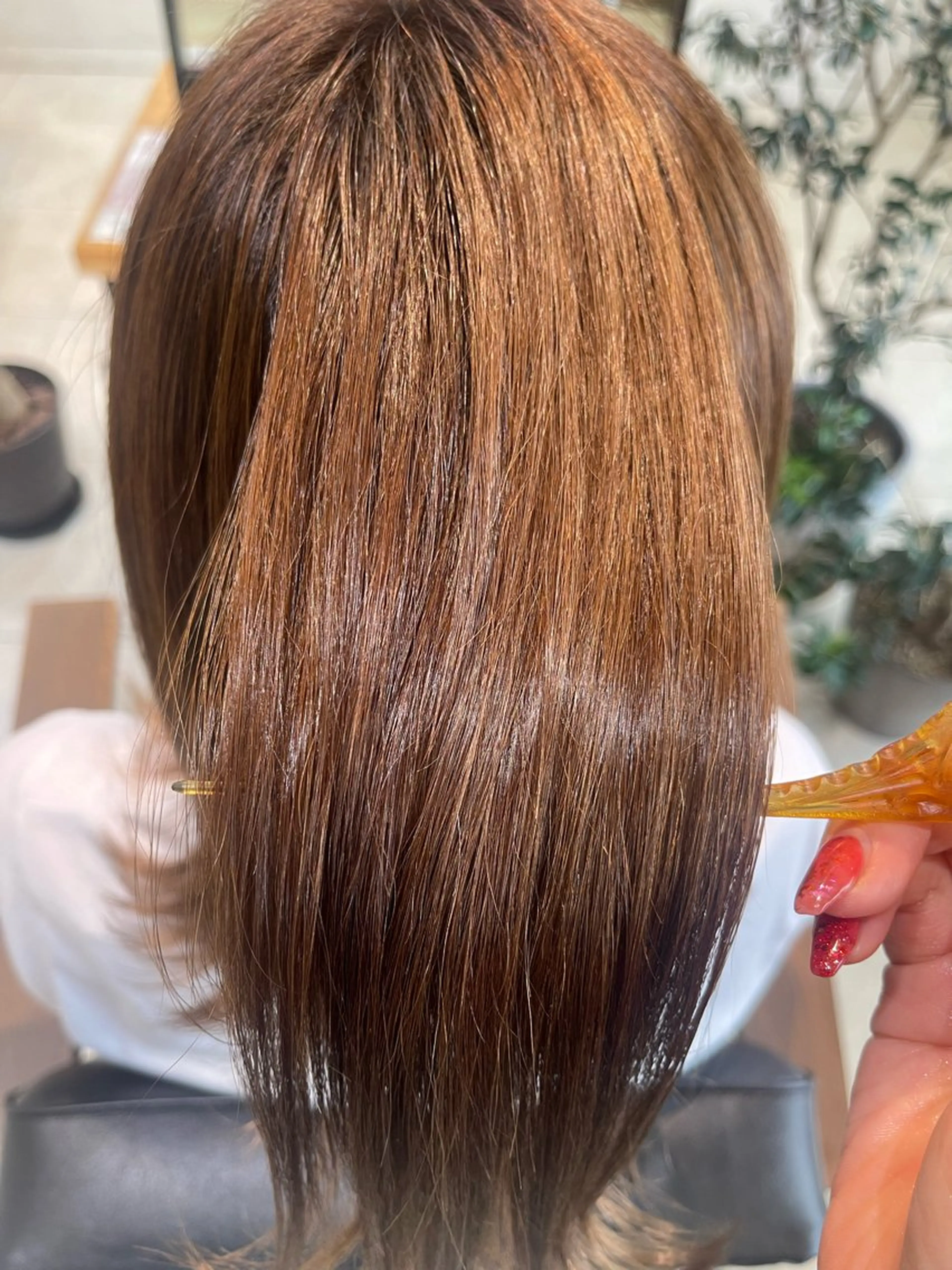 ロング トリートメント 縮毛矯正・髪質改善・ ストレート🌻ゆいのヘアスタイル