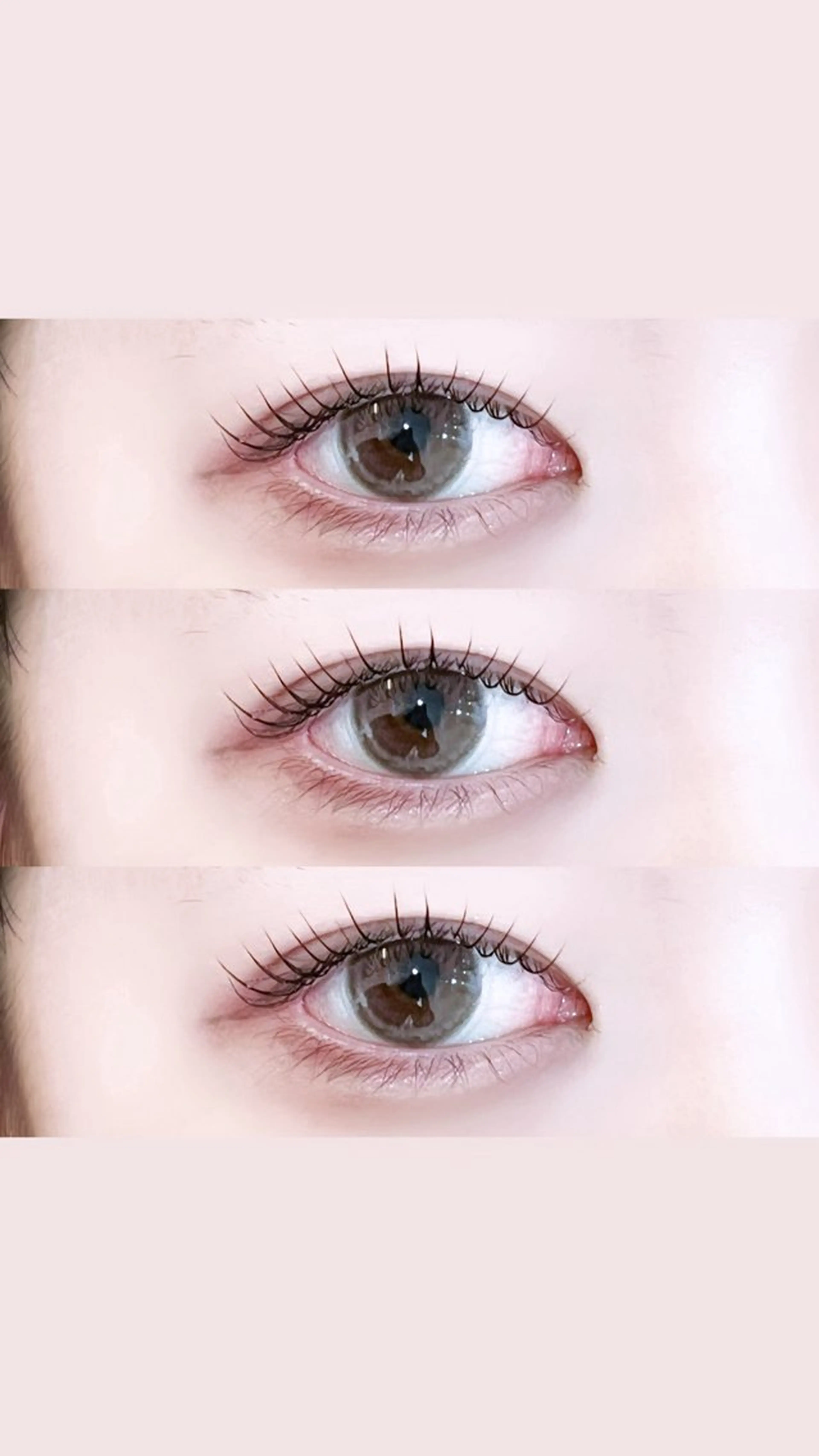 マツエク・マツパ 束感まつ毛 フラットラッシュ パリジェンヌラッシュリフト まつげパーマ 一重×まつ毛パーマ レイヤーカット┊ 透 明感カラー┊ YUIのヘアスタイル