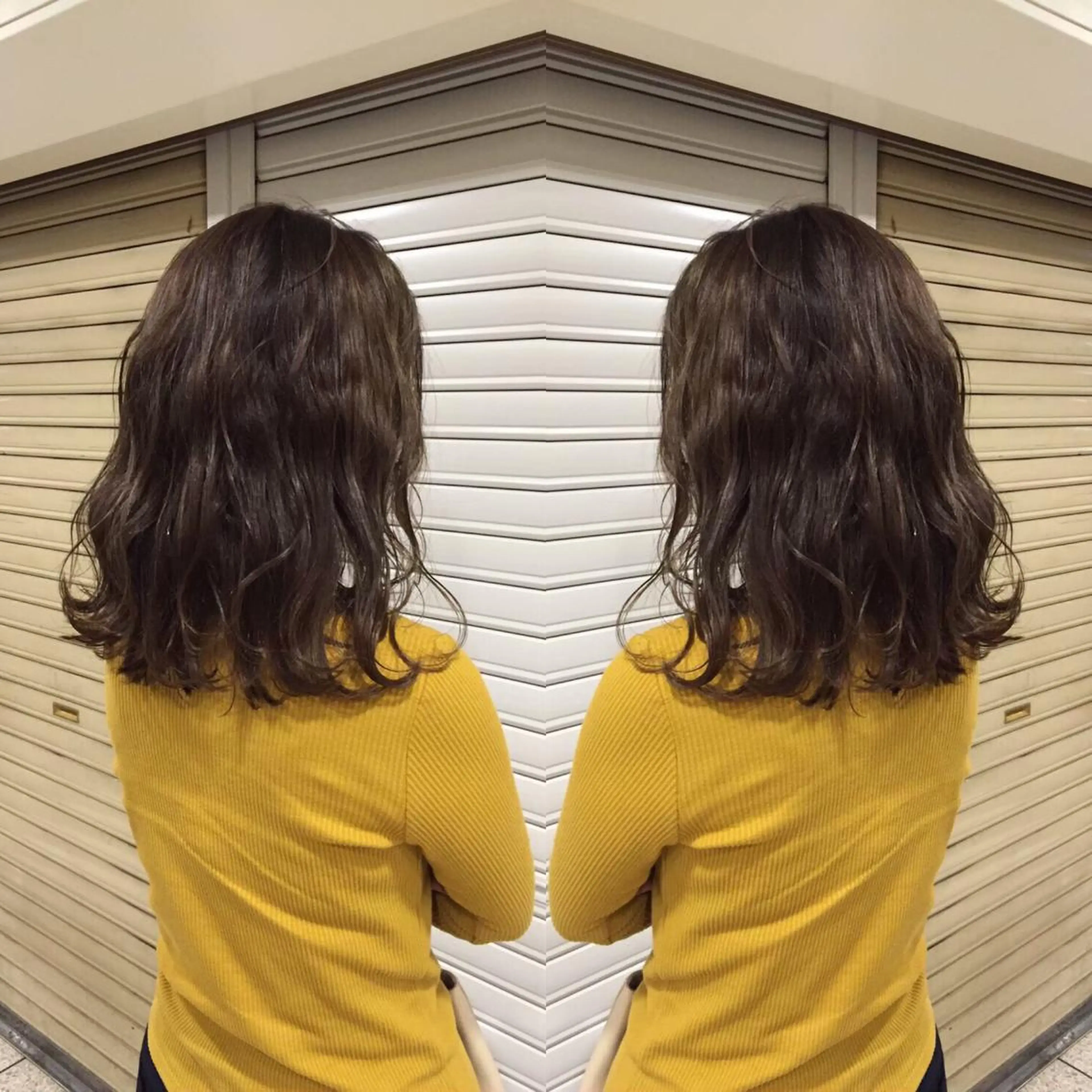 ミディアム パーマ ミディアムパーマ 地毛風ストレート ⚡️下ノ村柊斗⚡️のヘアスタイル