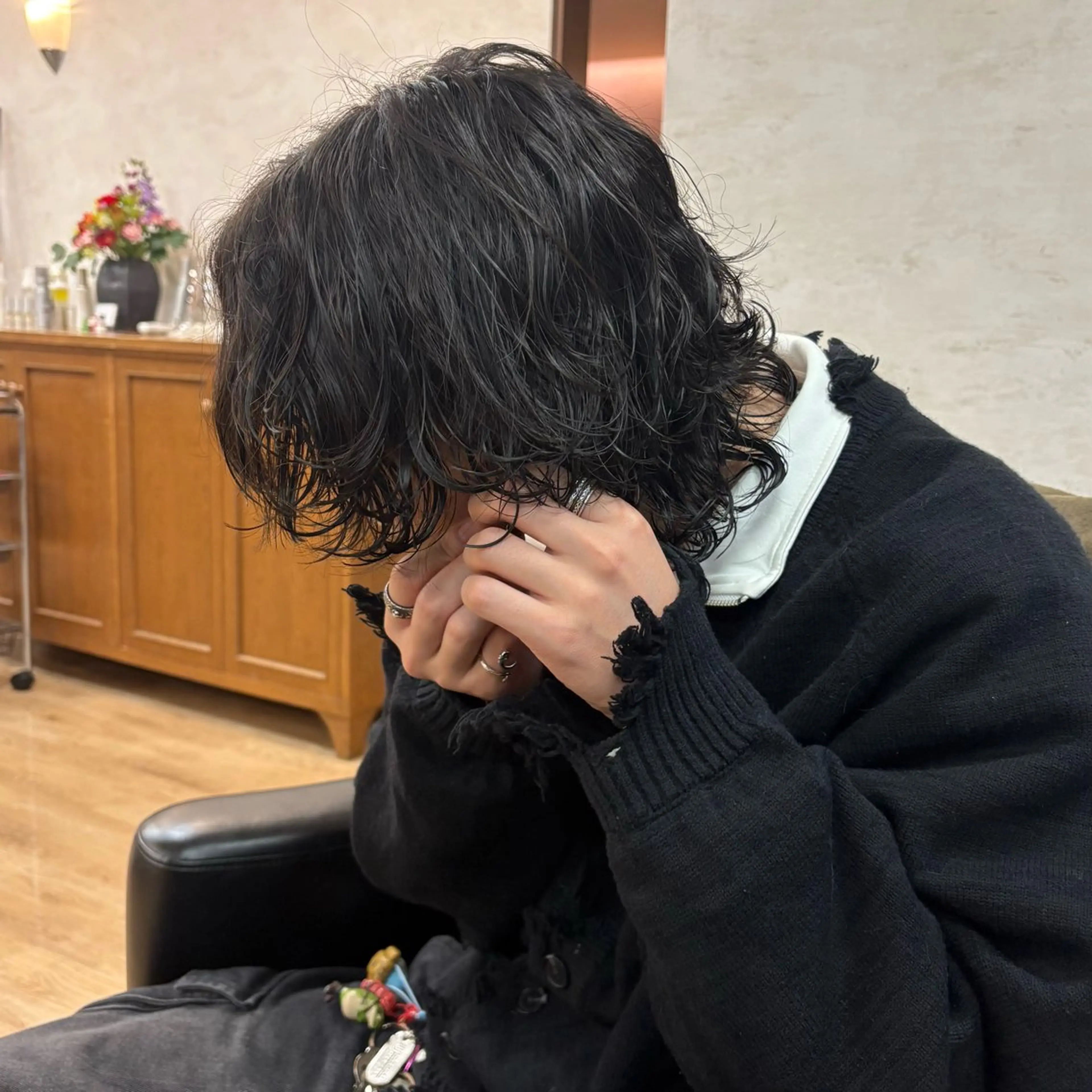 パーマ メンズ カット パーマ ゆい/メンズカット /レイヤーカットのヘアスタイル