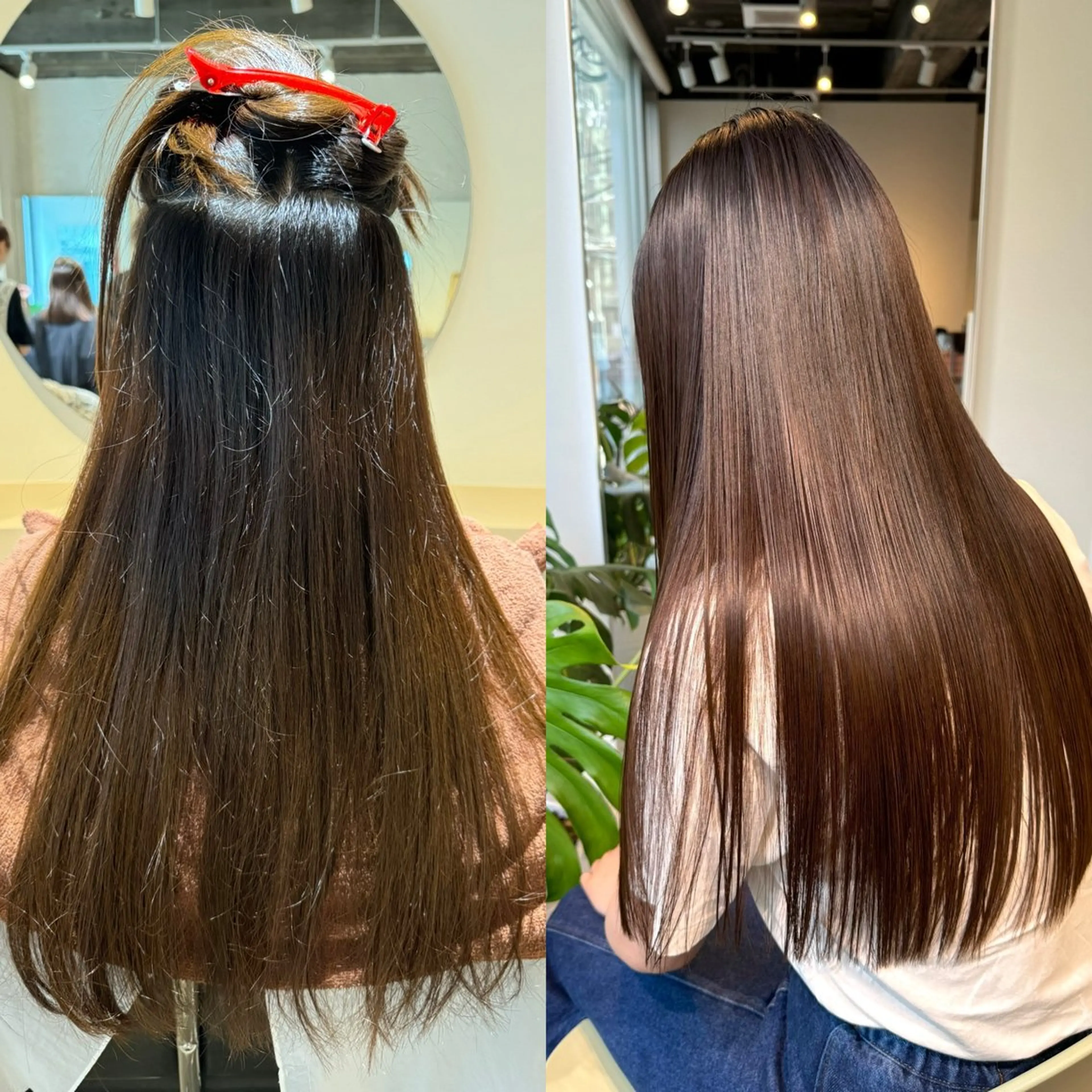 ロング アッシュ ボブ 髪質改善 レイヤーカット ロング eto所属・髪質改善スペシャリス ト長尾勇弥/梅田中津のヘアスタイル