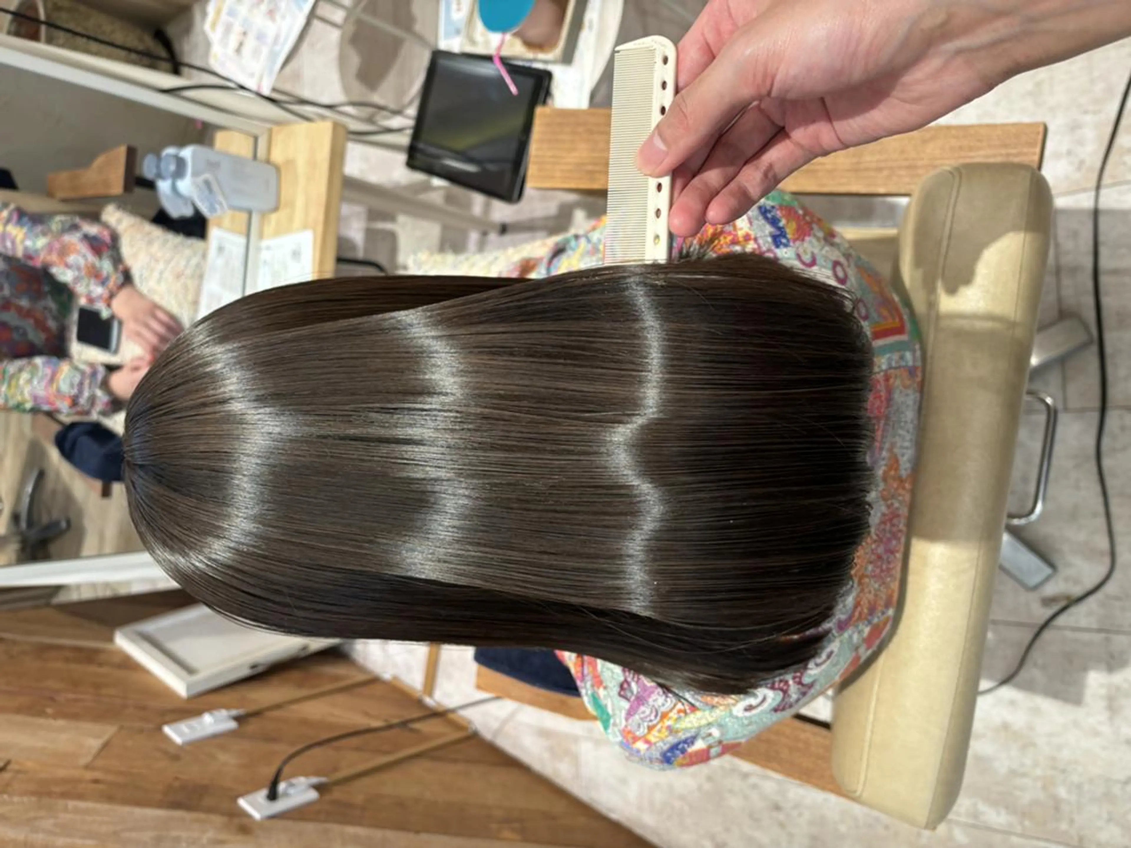 セミロング カラー カット ヘアカラー トリートメント レイヤーカット✨ 艶髪藤野のヘアスタイル