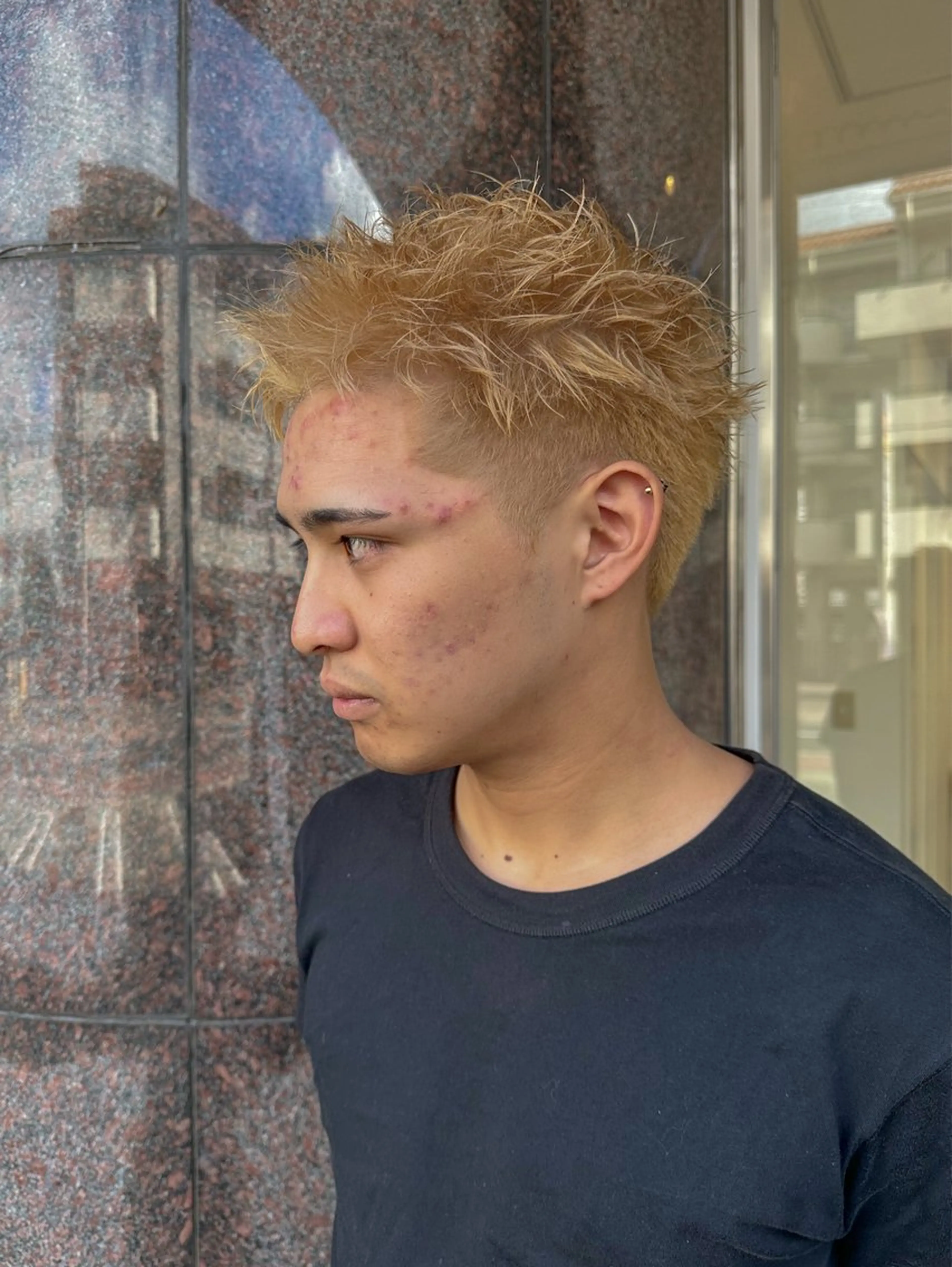 ショート カラー メンズ カット ヘアカラー メンズパーマ/ スパイキー/神田正紀のヘアスタイル