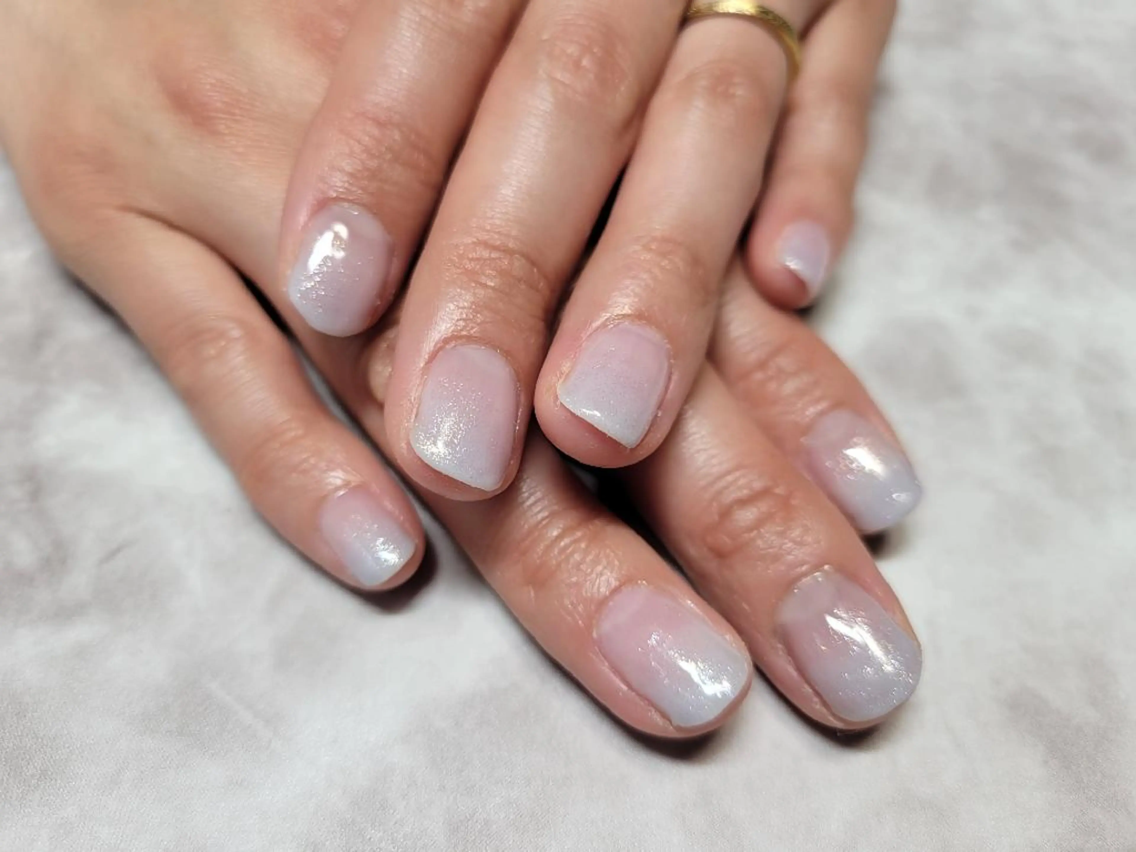 ネイル ブルー ジェルネイル グラデーション Nails and  Beauty-Mのネイルデザイン