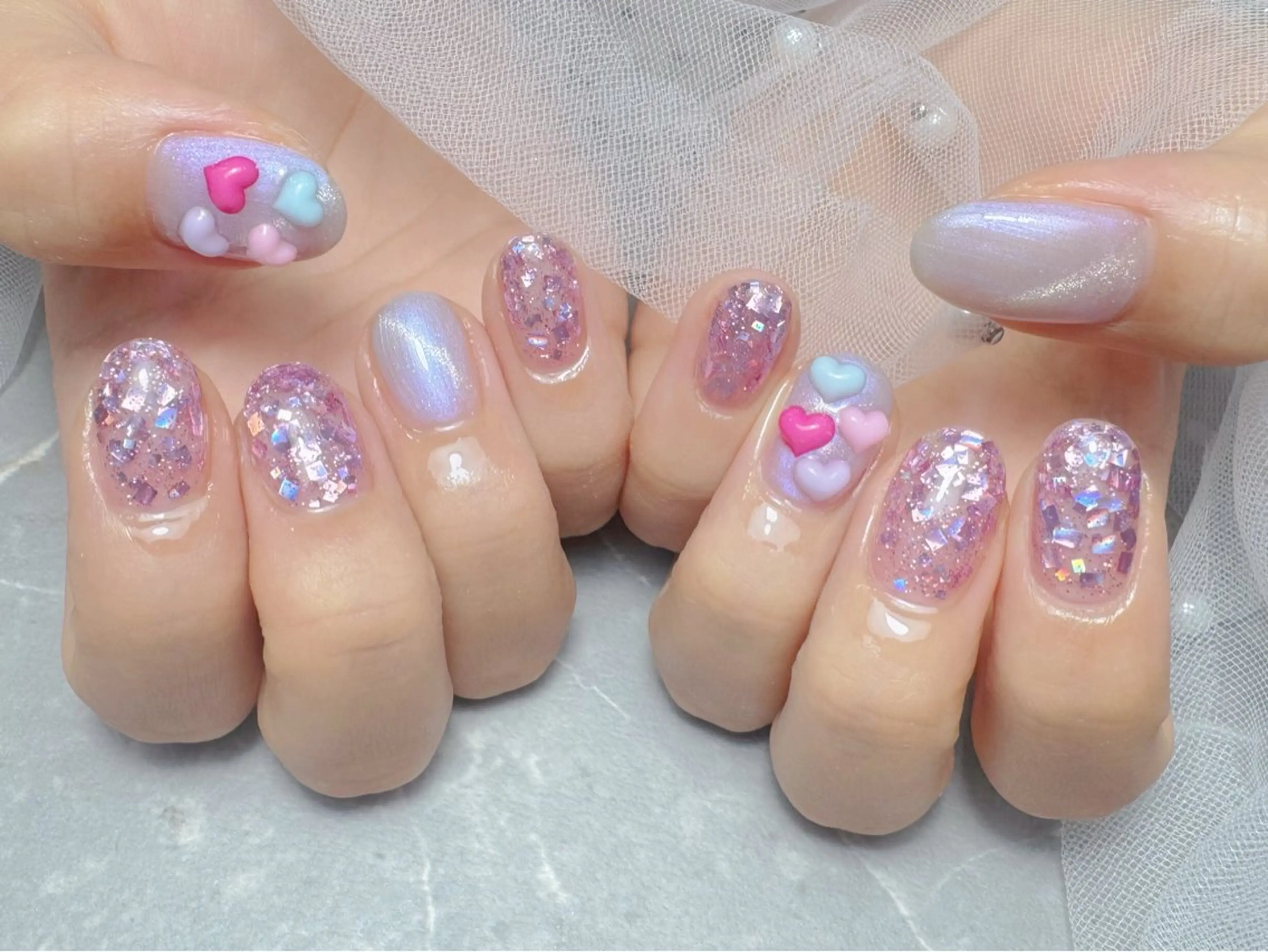 ネイル ハンドネイル マジックミラー所属・マジック ミラーのネイルデザイン