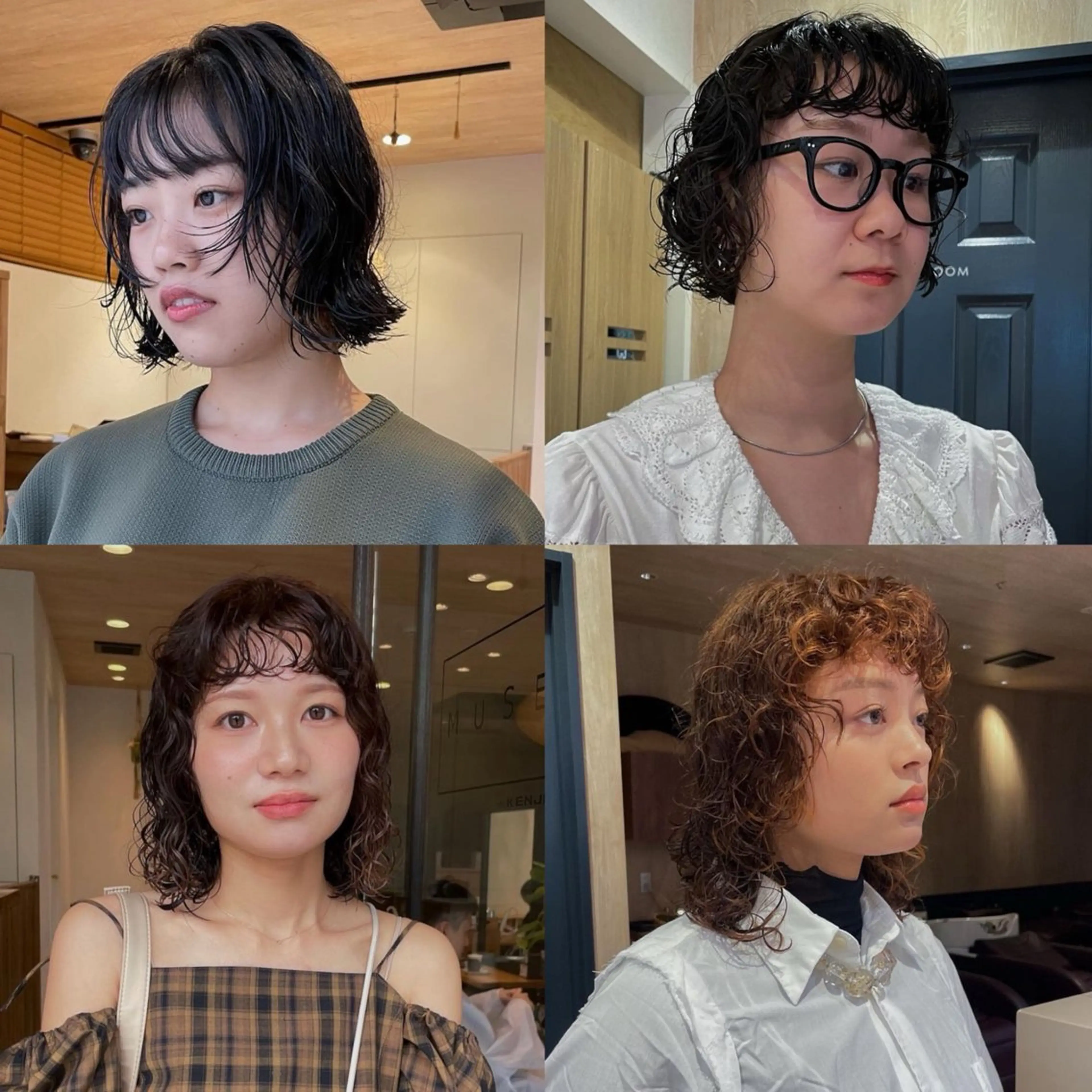 ミディアム パーマ ミディアムパーマ カット パーマ パーマ指名No1 /namiのヘアスタイル