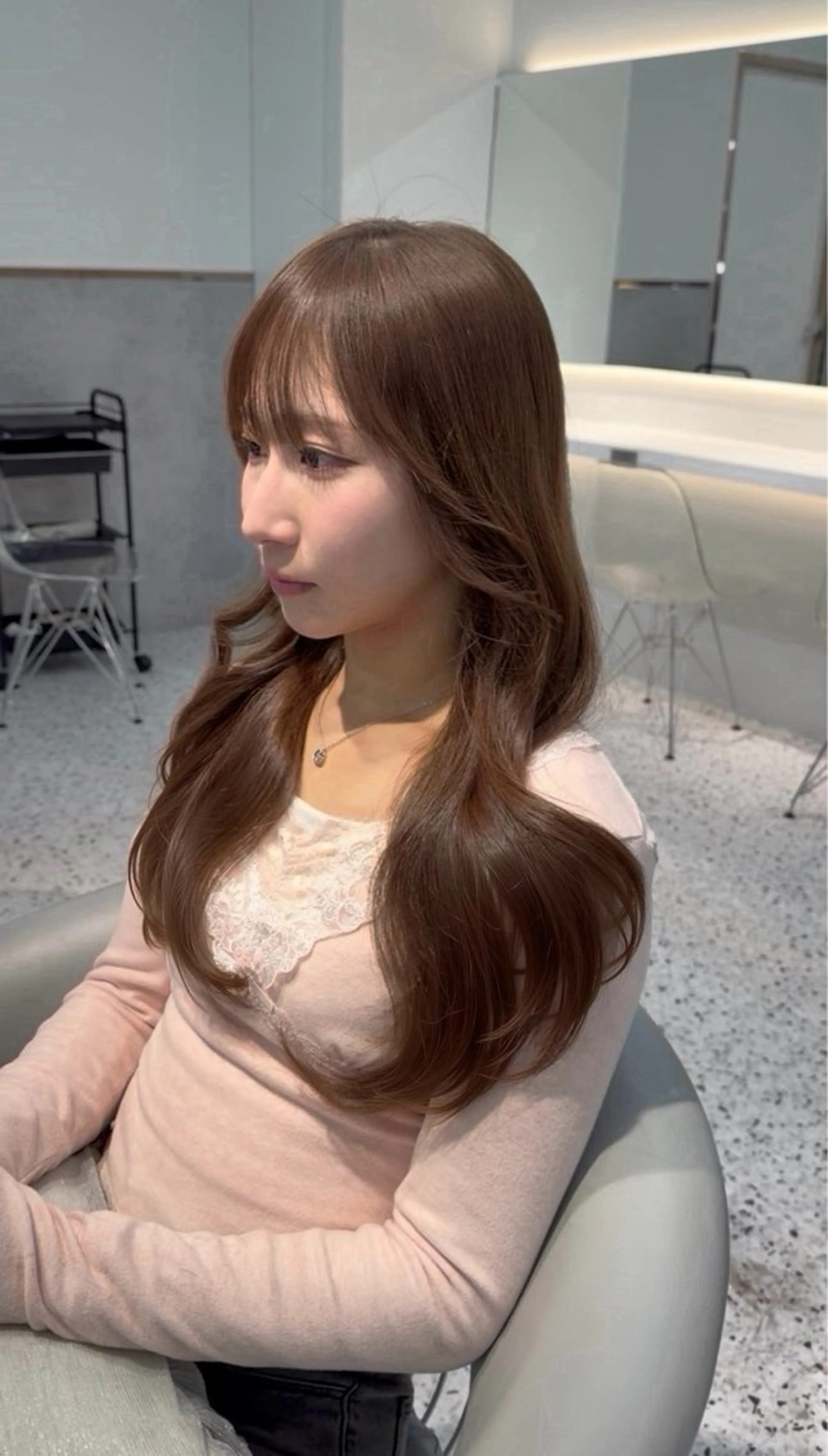 ロング レイヤーカット カット ヘアカラー 🎀透明感カラー shizuka🎀のヘアスタイル