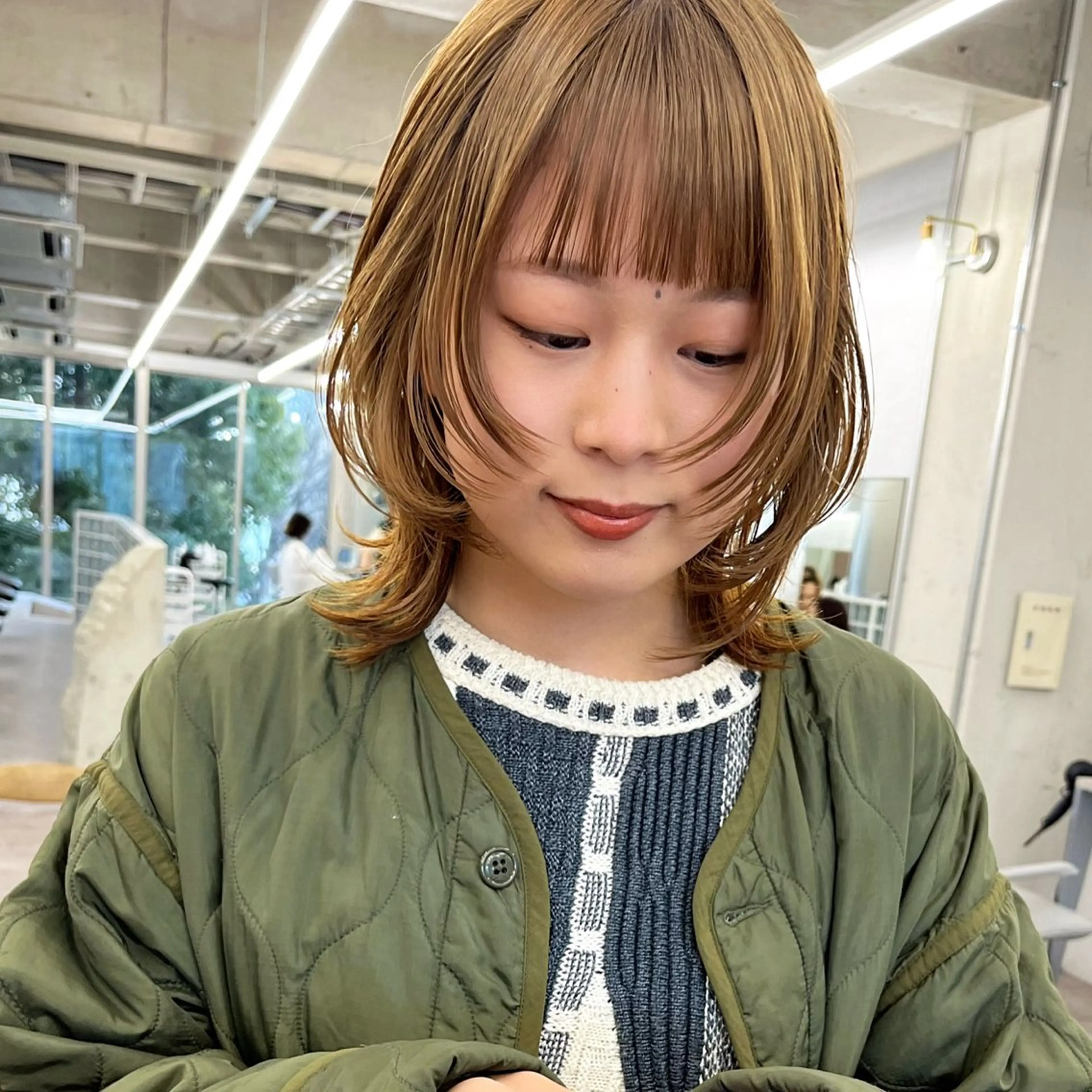 ミディアム ウルフカット YUKINA /arte peloのヘアスタイル