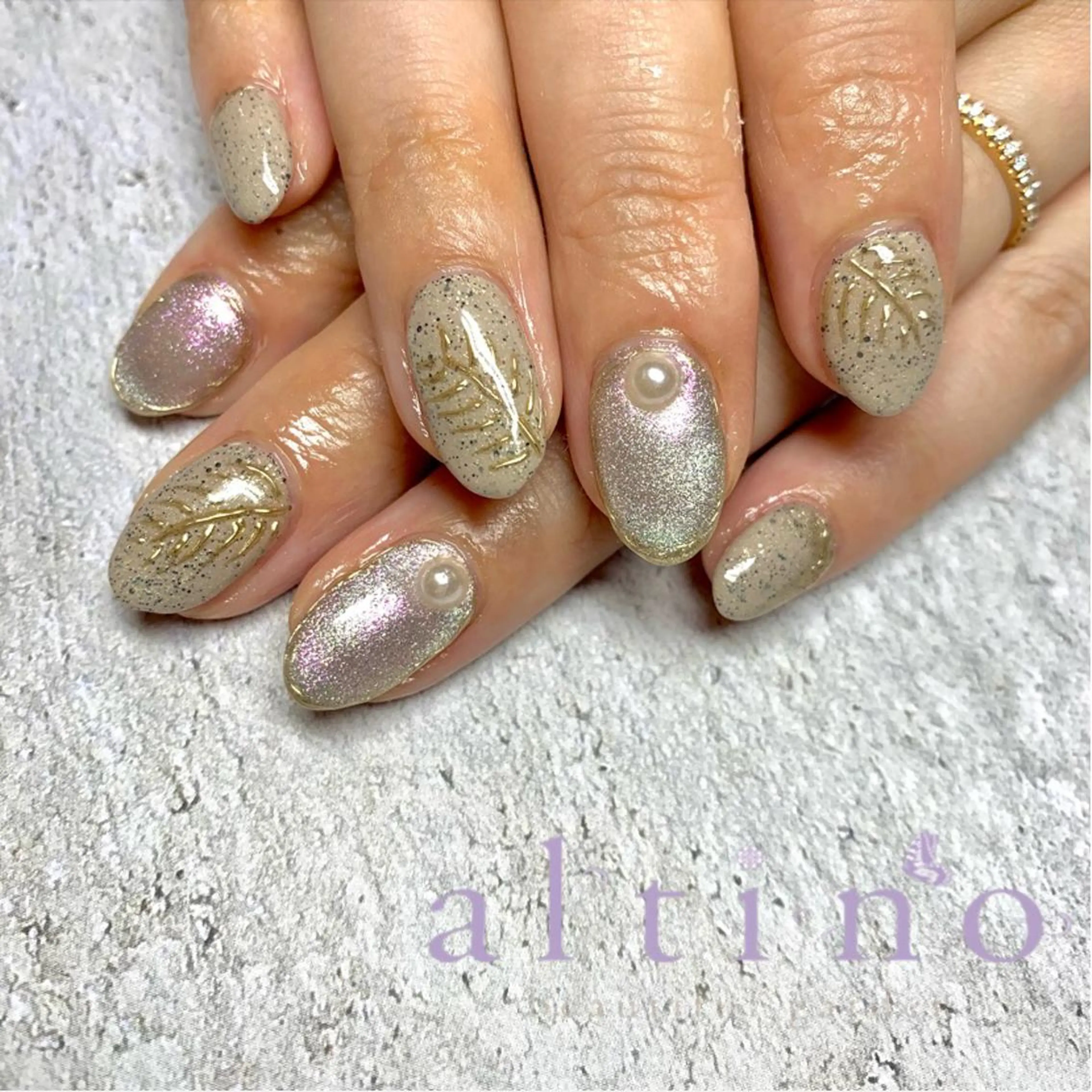 ネイル ハンドネイル nail atelier  new moon所属・森 貴子のネイルデザイン