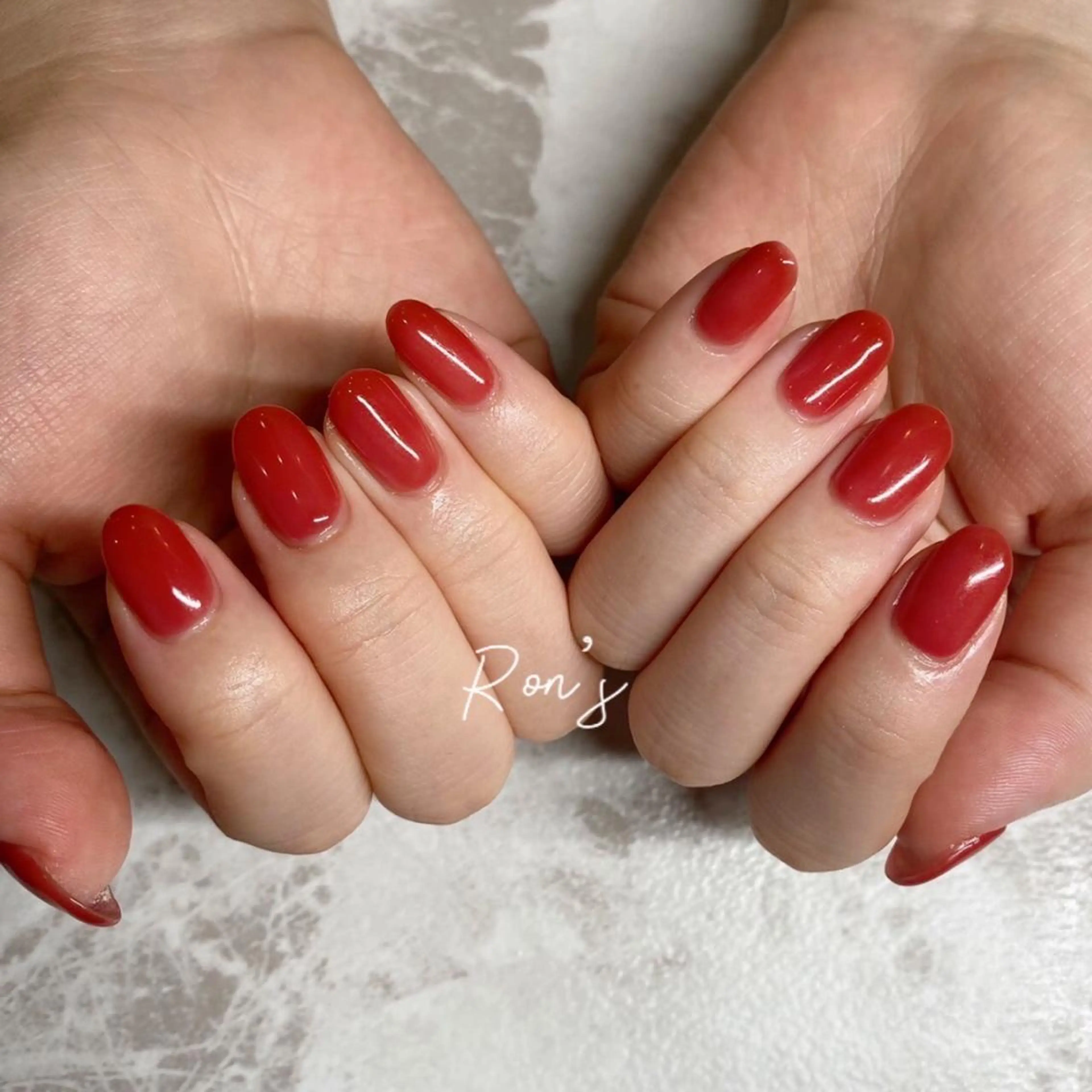 ネイル ワンカラーネイル Ron's 成田のネイルデザイン