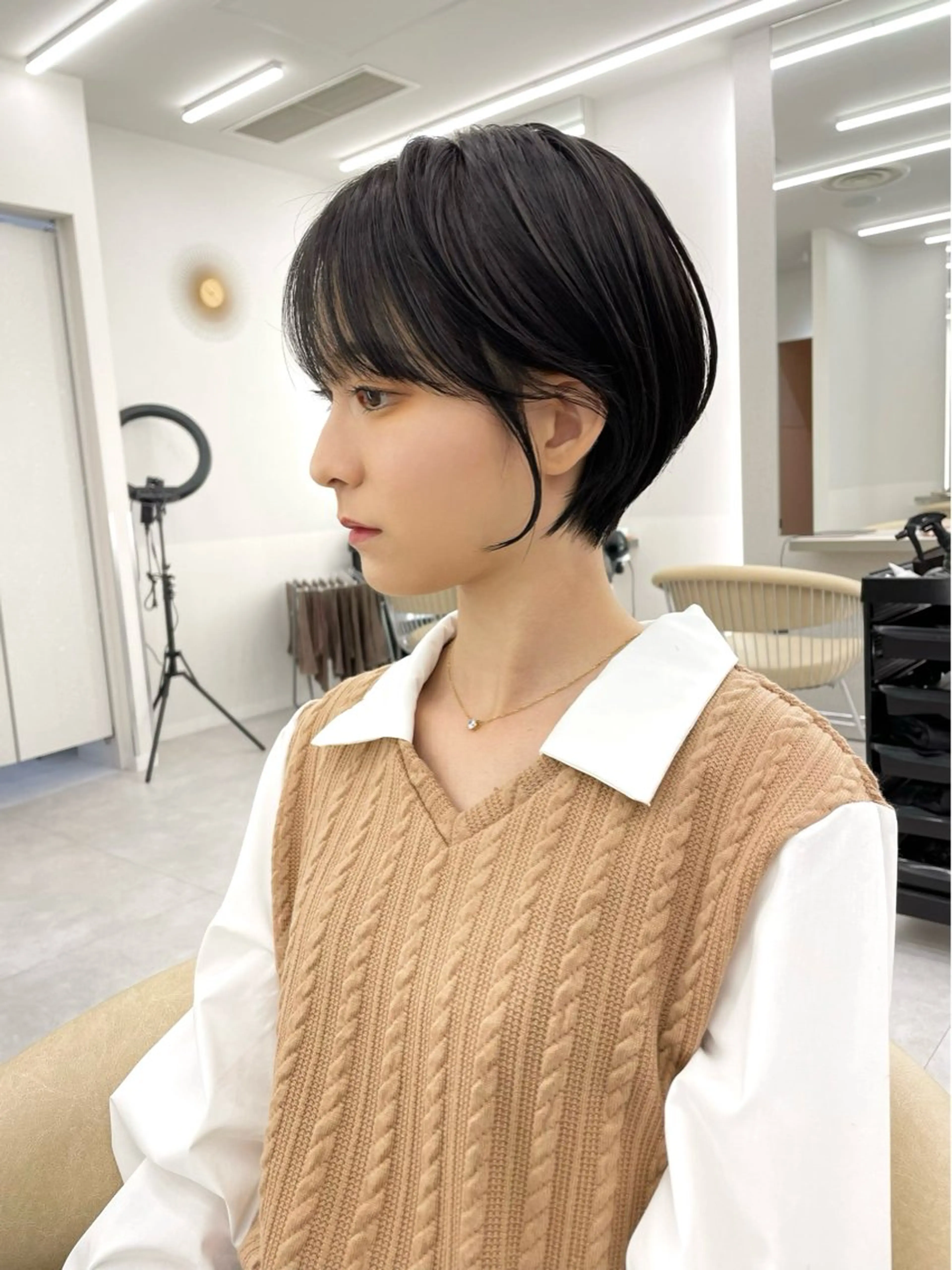 ショート くびれヘア ショートヘア Eleanor spa&treatment 博多 ANNEX所属・川野 裕明のヘアスタイル