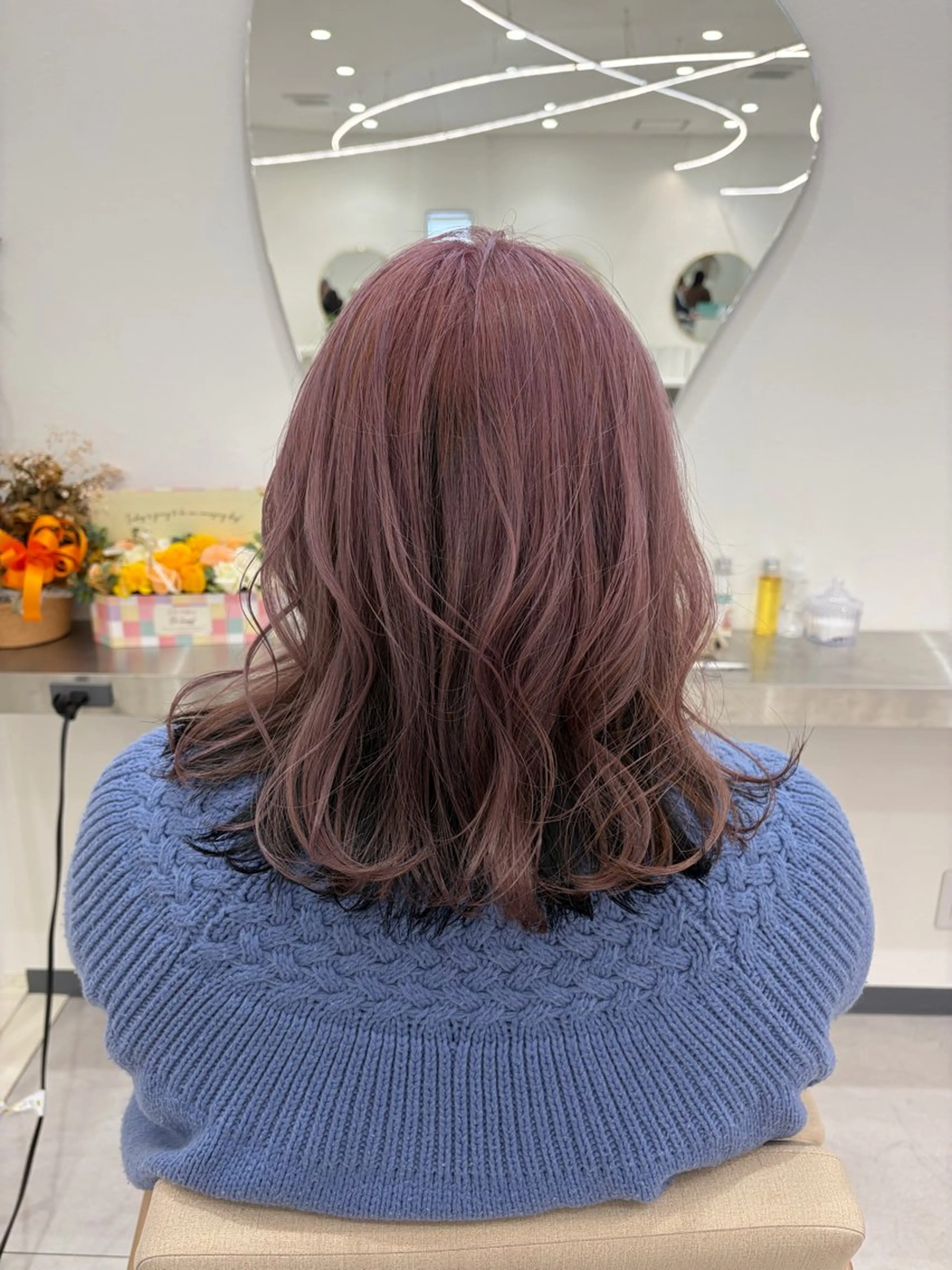 セミロング ヘアカラー N° Elune MIYUUのヘアスタイル