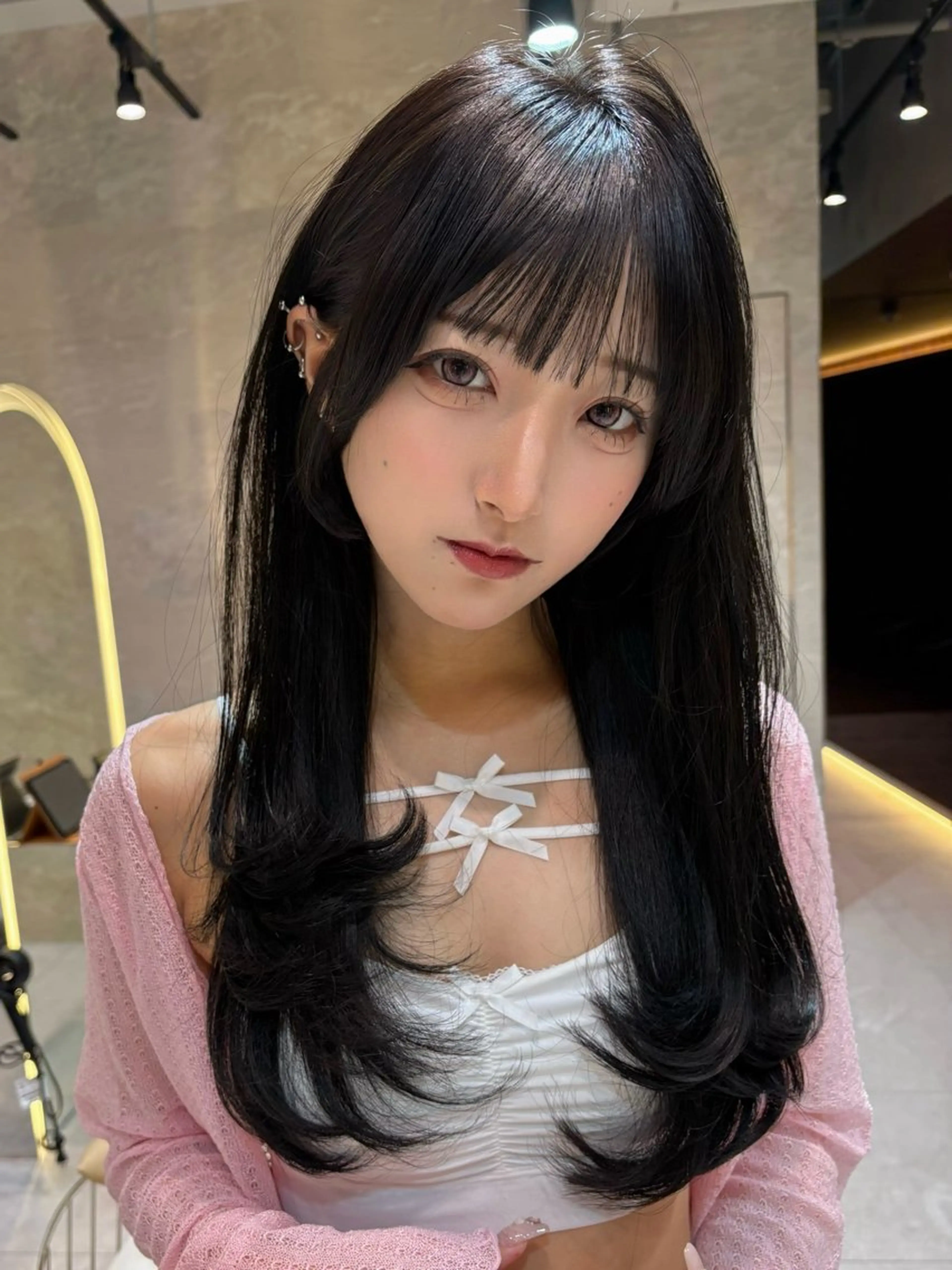 ロング カラー 髪質改善　ANFINI 仙台所属・仙台Ｉ韓国レイヤー Ｉ髪質改善Ｉ伊藤拓海のヘアスタイル