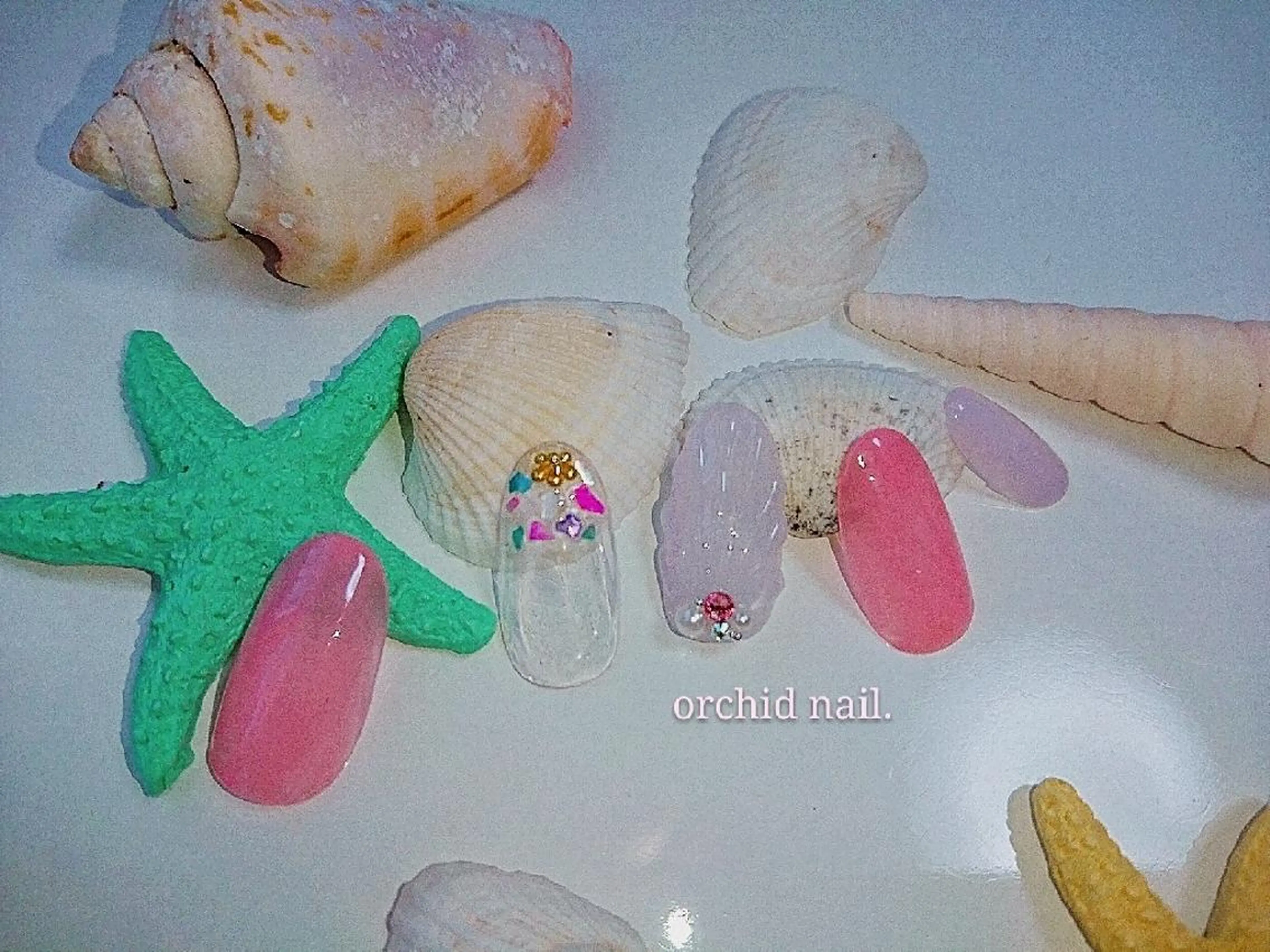 ネイル orchid ♡オーキッドのネイルデザイン