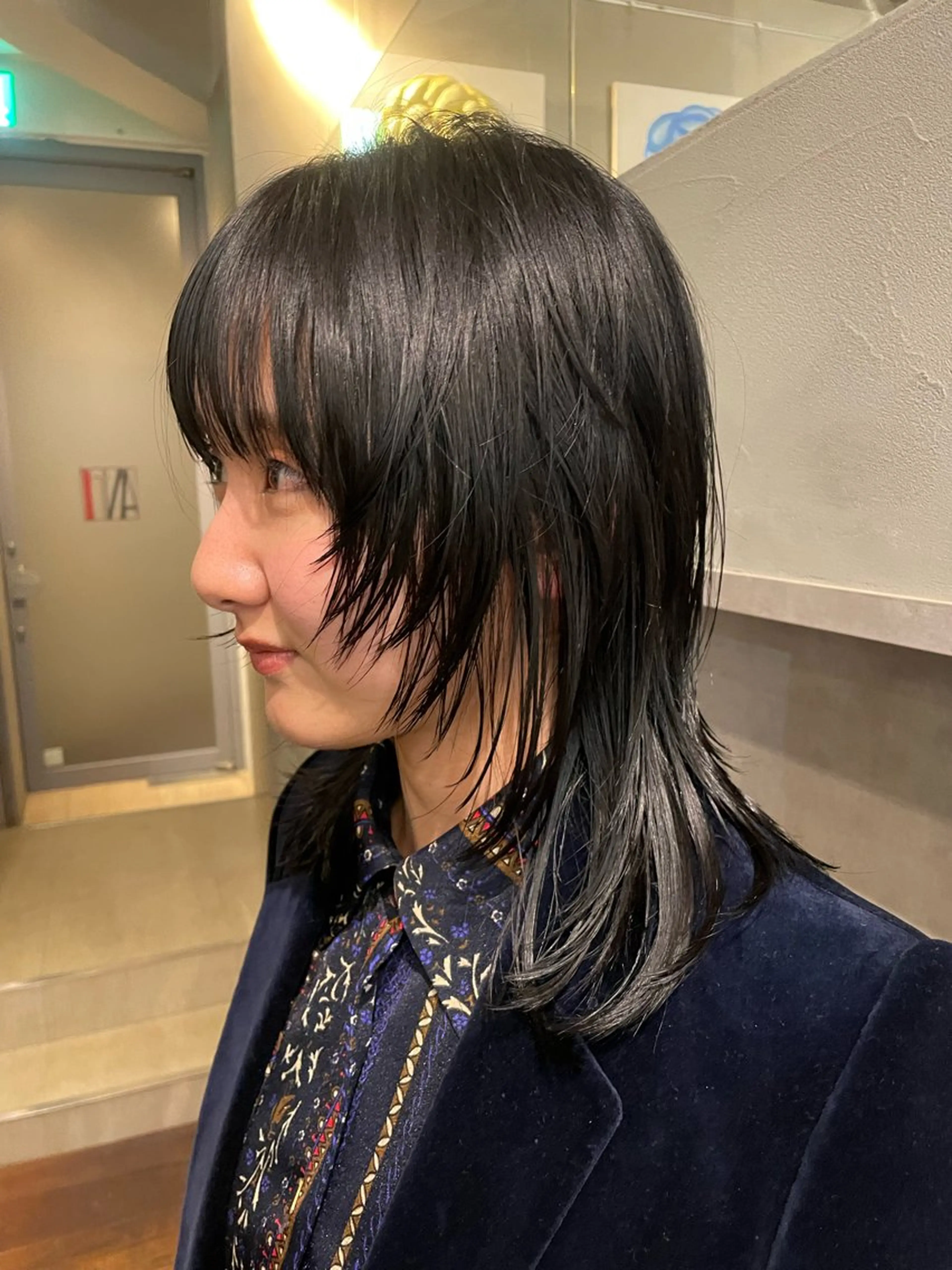 ミディアム 長島 舞のヘアスタイル