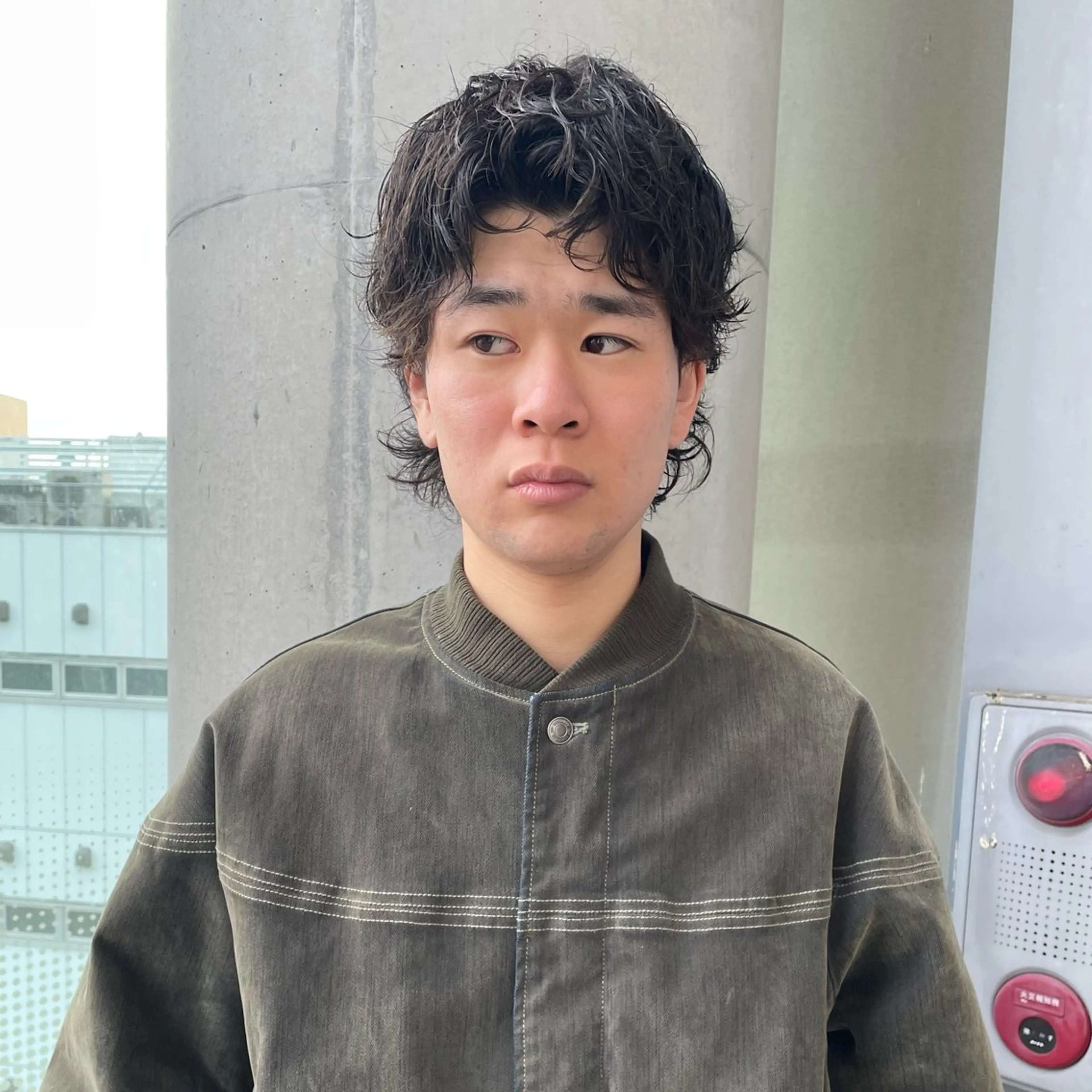 ショート メンズ メンズパーマ マレットヘア カット パーマ ⚾️横浜メンズカット 阿部龍馬🍺🍔のヘアスタイル