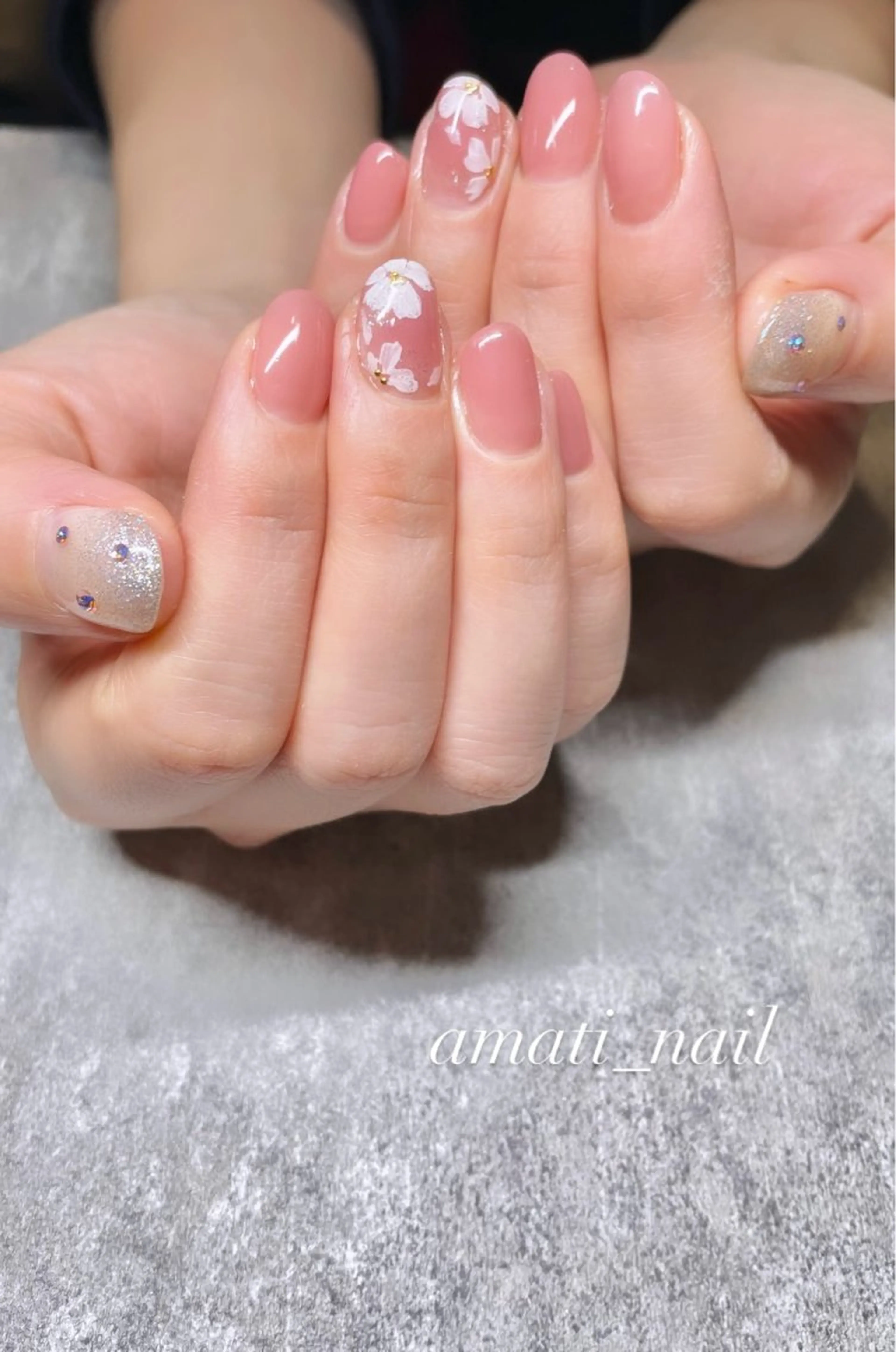 ネイル フットネイル ジェルネイル マグネットネイル ミラーネイル ニュアンスネイル ハンドネイル amati_nail TAKAKOのネイルデザイン