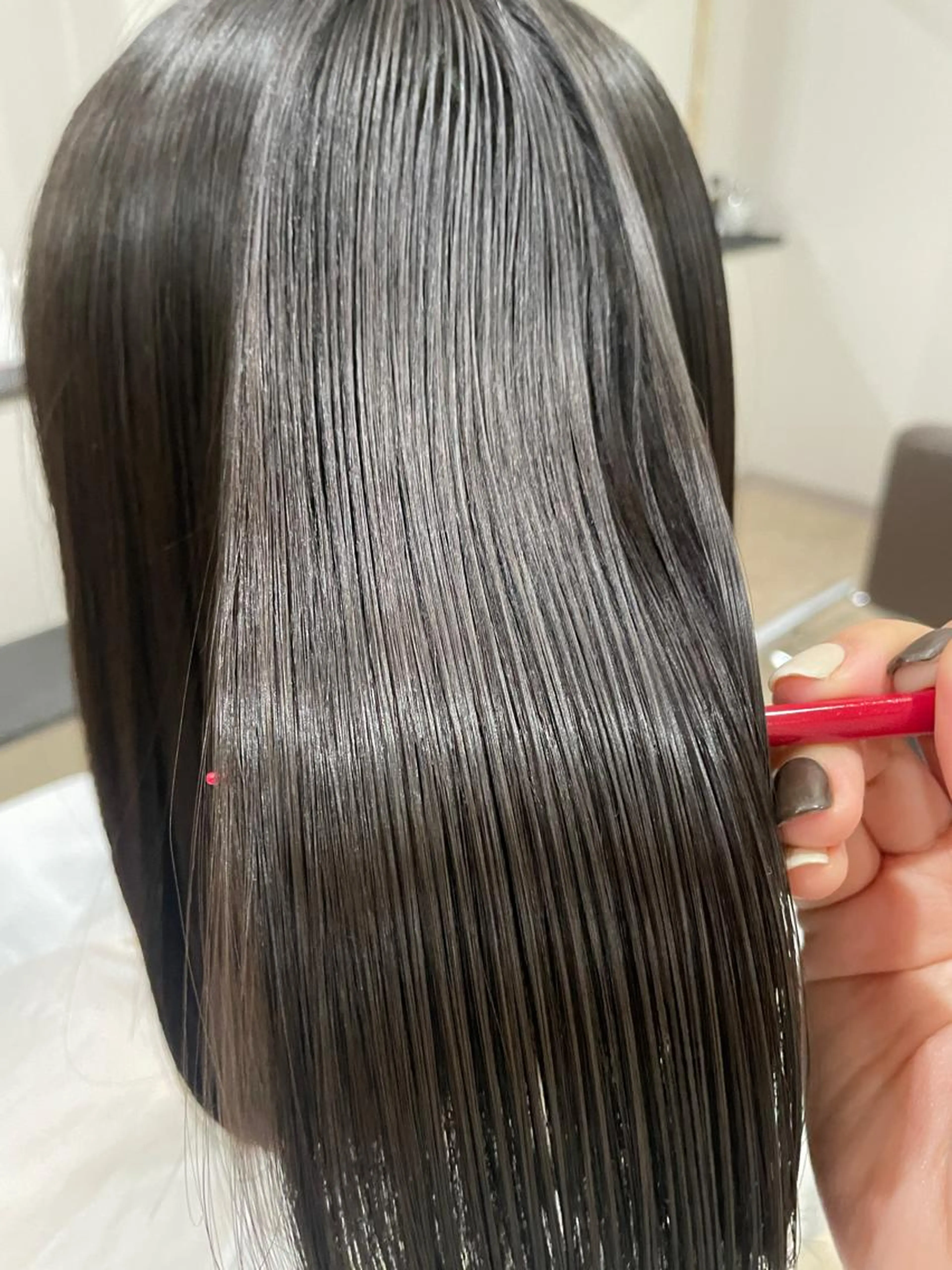 【オススメNo.1】カット＋髪質改善トリートメント(超音波アイロン付き)の写真